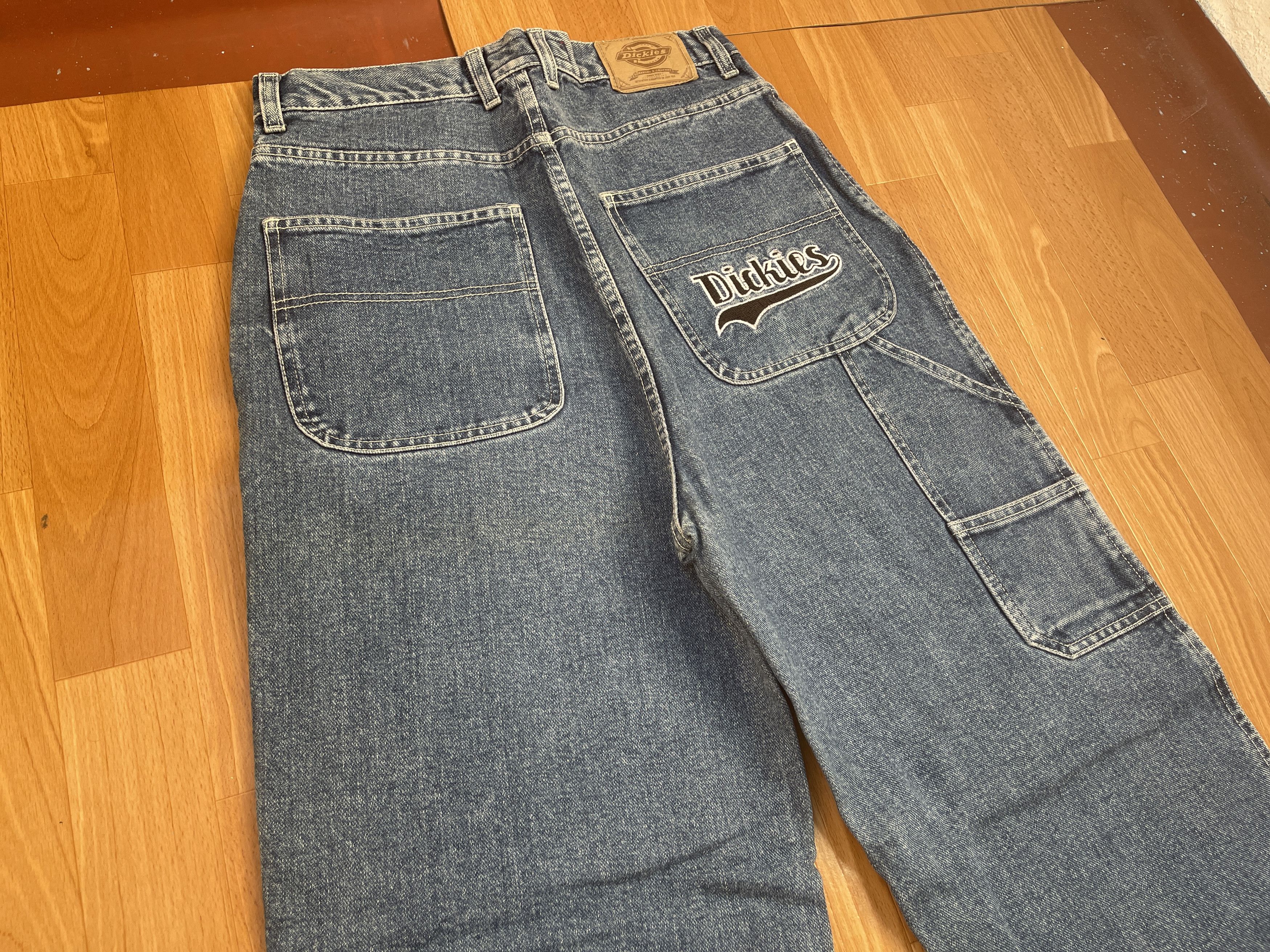 Dickies Dickies jeans, vintage baggy Big Daddy hip hop 90s skater 28 Size US 28 / EU 44 - 3 Thumbnail