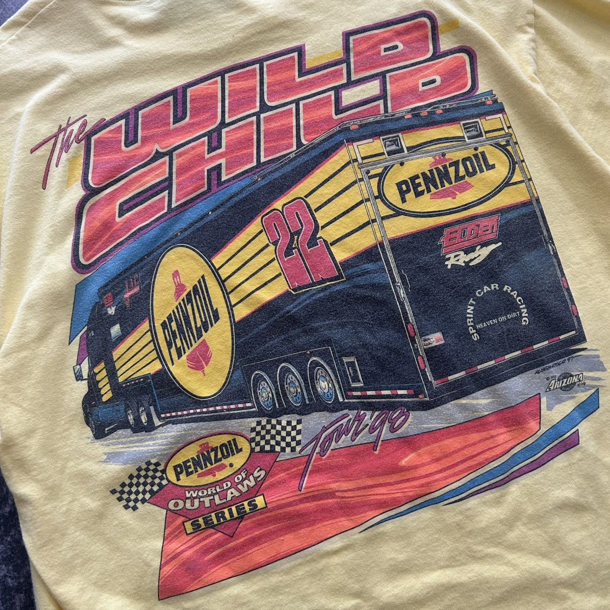 NASCAR Vintage 90s Motorsport Racing Driver Tee Size US XL / EU 56 / 4 - 5 Thumbnail