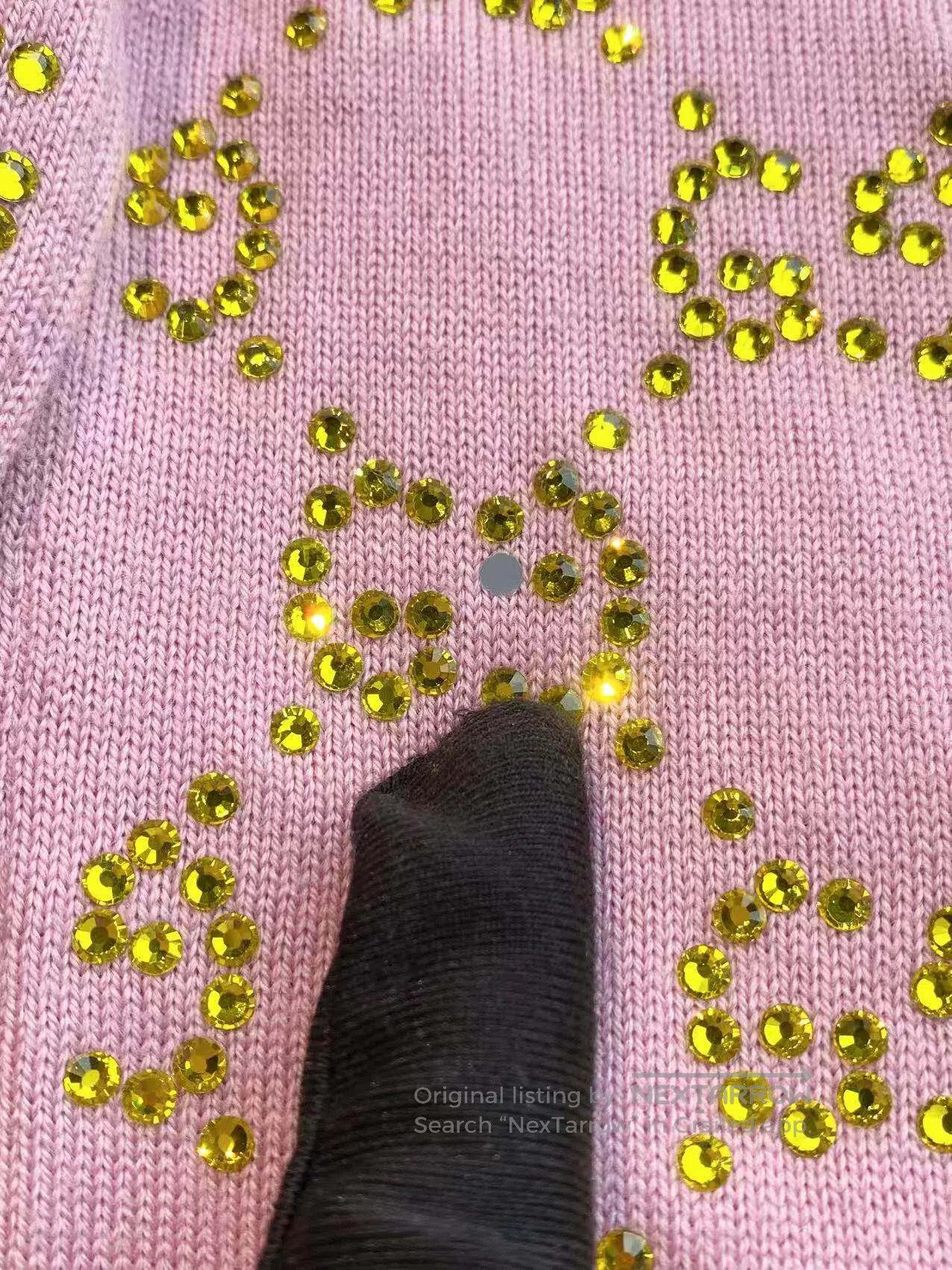 Gucci Guicci Rhinestones are full of printed wool sweaters| Size S / US 4 / IT 40 - 8 Thumbnail