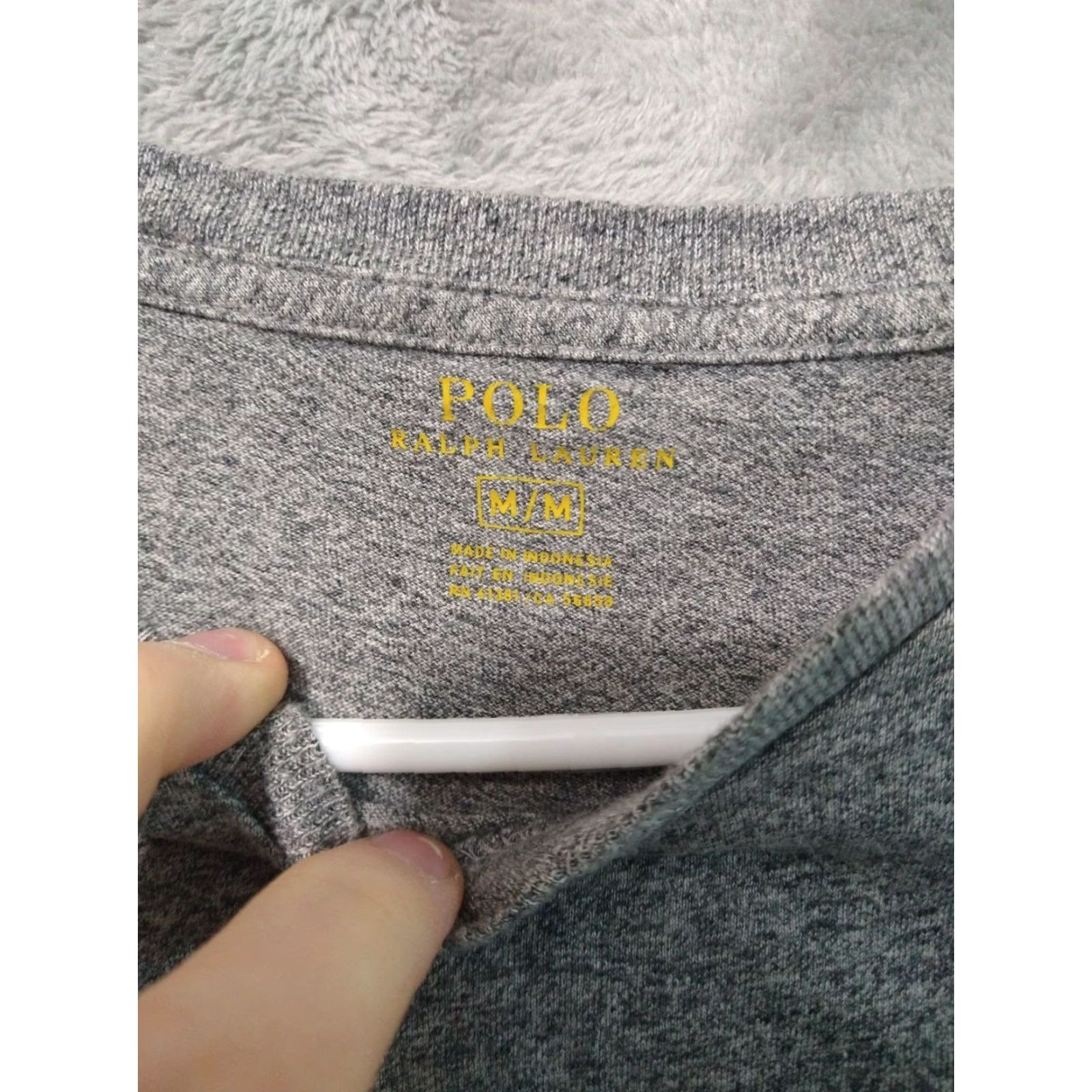 Polo Ralph Lauren Polo Ralph Lauren Shirt Mens Medium Gray Short Sleeve V Neck Pony logo Cotton Size US M / EU 48-50 / 2 - 5 Thumbnail