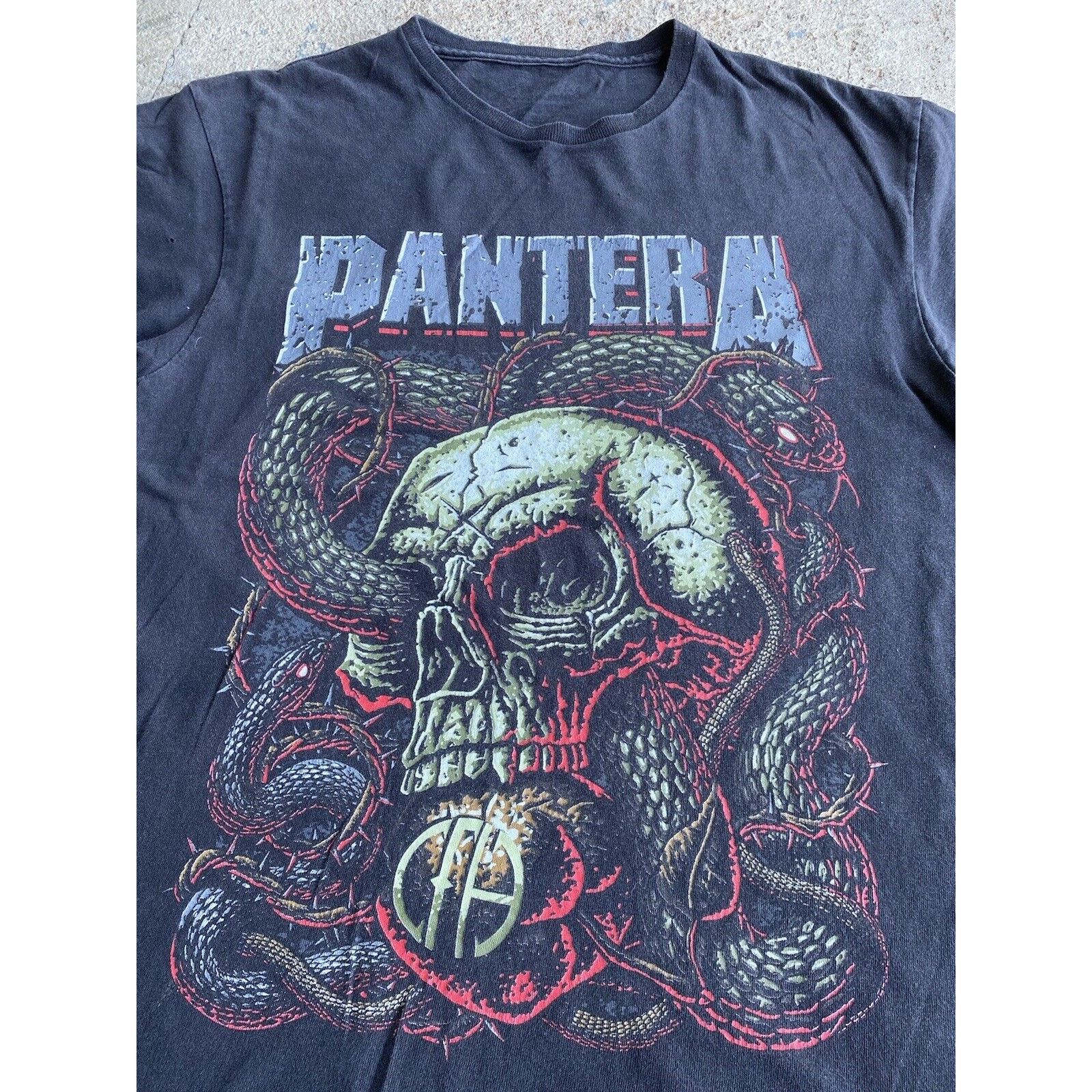 Band Tees Pantera Bravado Skull Snake Band Tee Metal T Shirt Medium Size US M / EU 48-50 / 2 - 3 Thumbnail