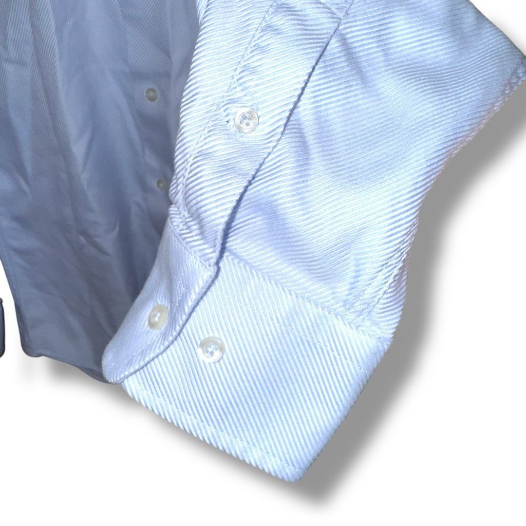 David Donahue Blue David Donahue Trim Fit Dress Shirt Size M 16 32/33 Size US M / EU 48-50 / 2 - 5 Thumbnail