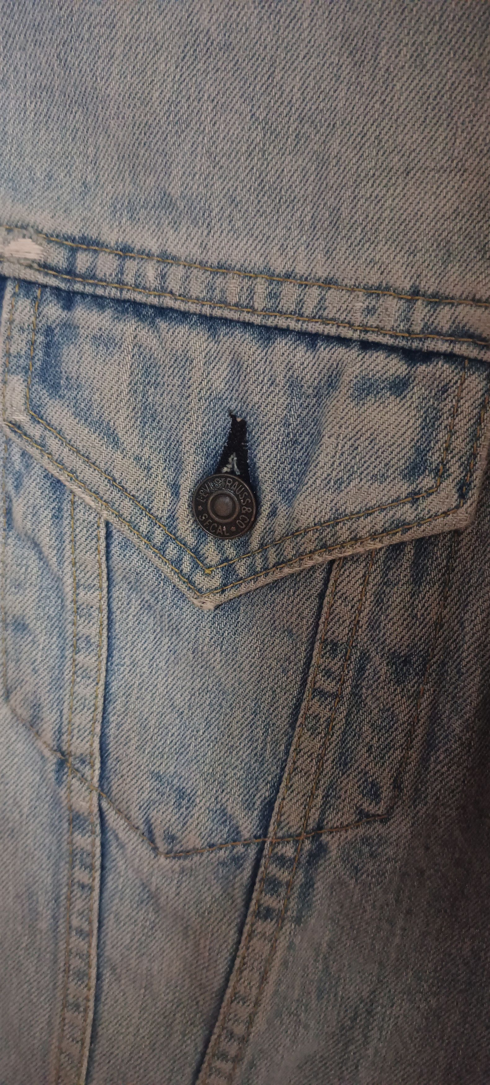 Levi's Vintage🔥 Levis Big E Truckers Jacket Lot 71557 Size 40 Size US M / EU 48-50 / 2 - 9 Thumbnail