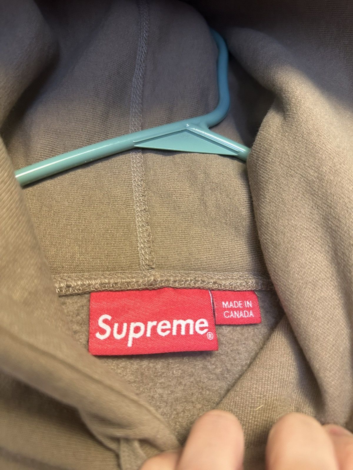 Supreme Supreme Box Logo Dark Sand Hoodie Size US M / EU 48-50 / 2 - 5 Thumbnail
