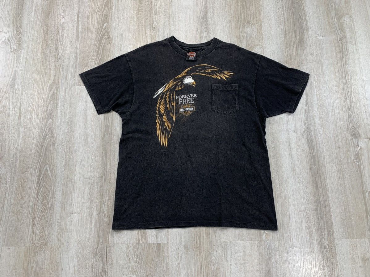 Harley Davidson × Vintage Mens vintage t shirt Harley Davidson 1987 Size XL Size US XL / EU 56 / 4 - 1 Thumbnail