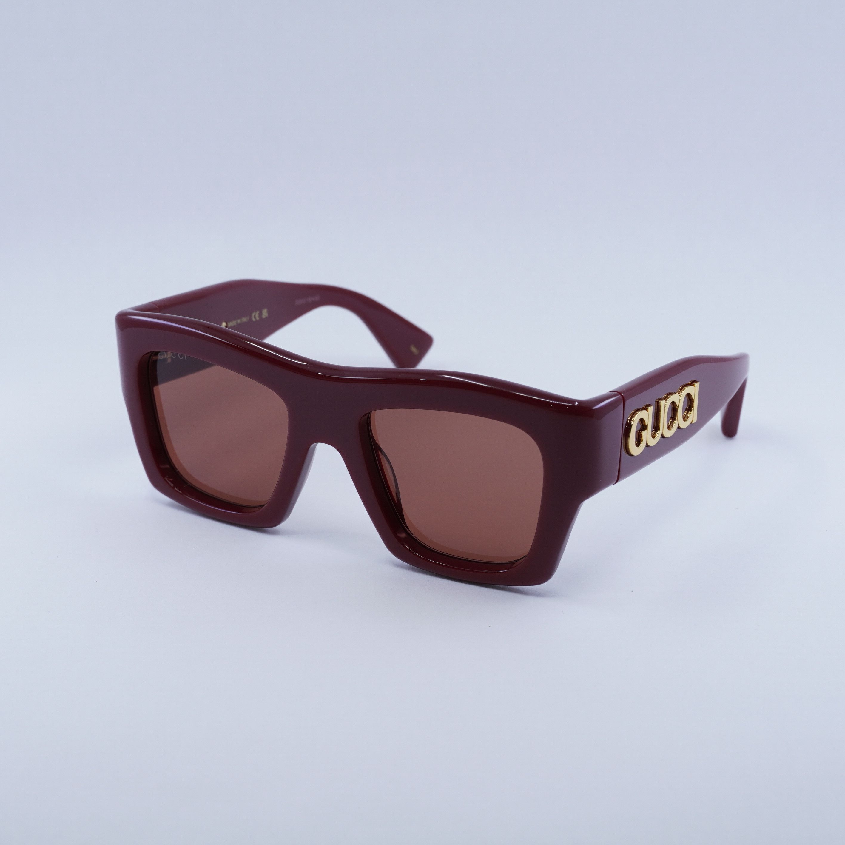 Gucci GG1772S 003 Sunglasses Burgundy Square Frame