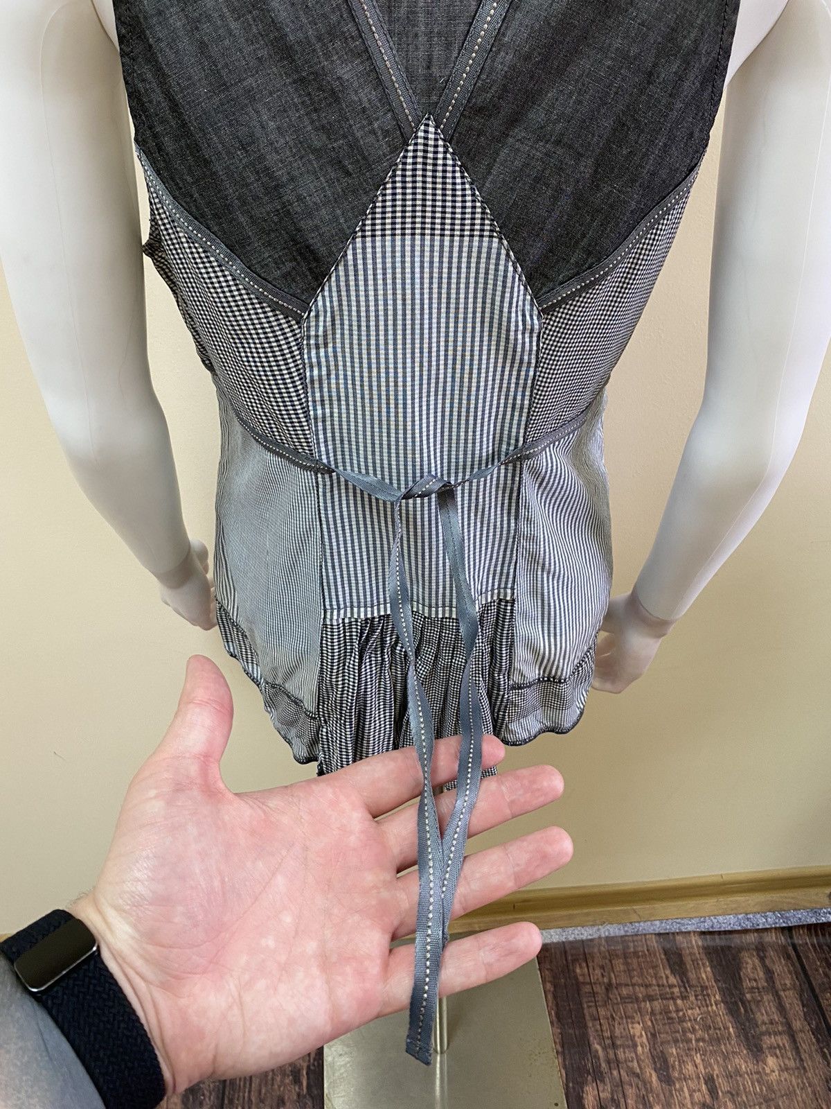 Marithe + Francois Girbaud Le Jean De Marithe Francois Girbaud Button Up Vest Size 44 Size M / US 6-8 / IT 42-44 - 10 Thumbnail