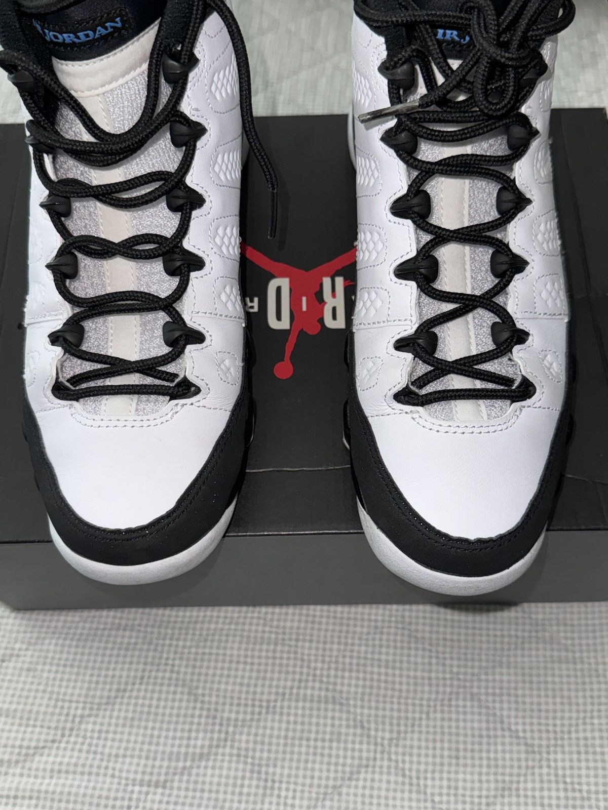 Jordan Brand Air Jordan 9 ‘ University Blue GS ‘ Size US 6.5 / EU 39-40 - 4 Thumbnail