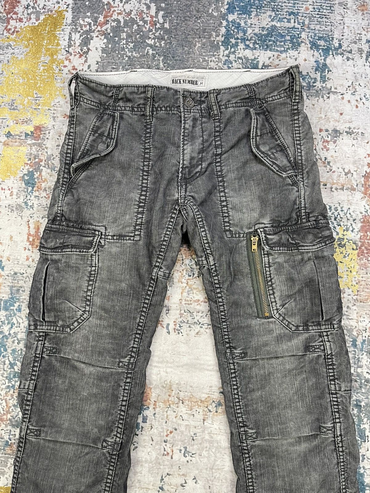 Japanese Brand Back Number Military Corduroy Cargo Tactical Bush Pants Size US 30 / EU 46 - 8 Thumbnail