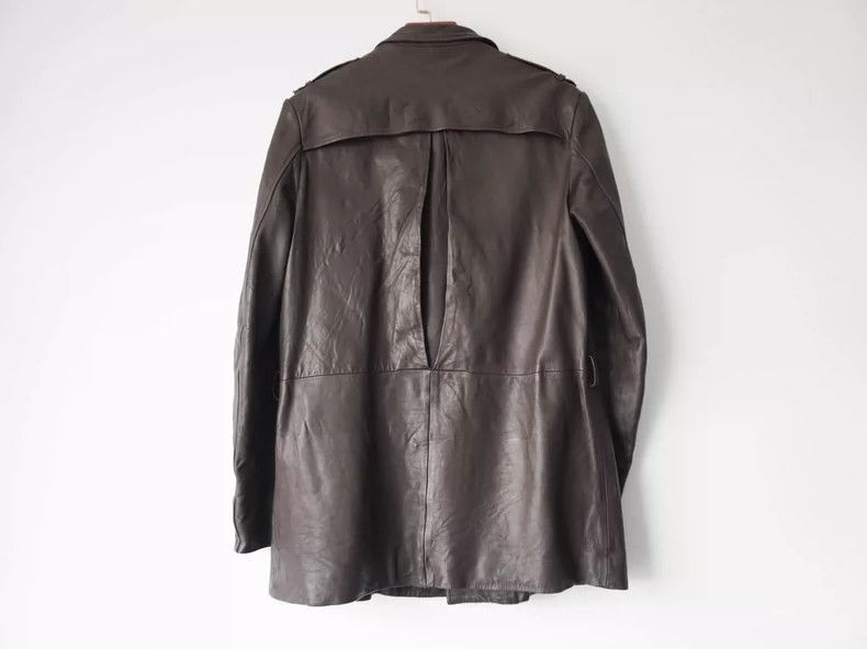 Yohji Yamamoto Yohji Yamamoto Yohji Yamamoto Black Leather Jacket 2006AW- Size US S / EU 44-46 / 1 - 3 Thumbnail