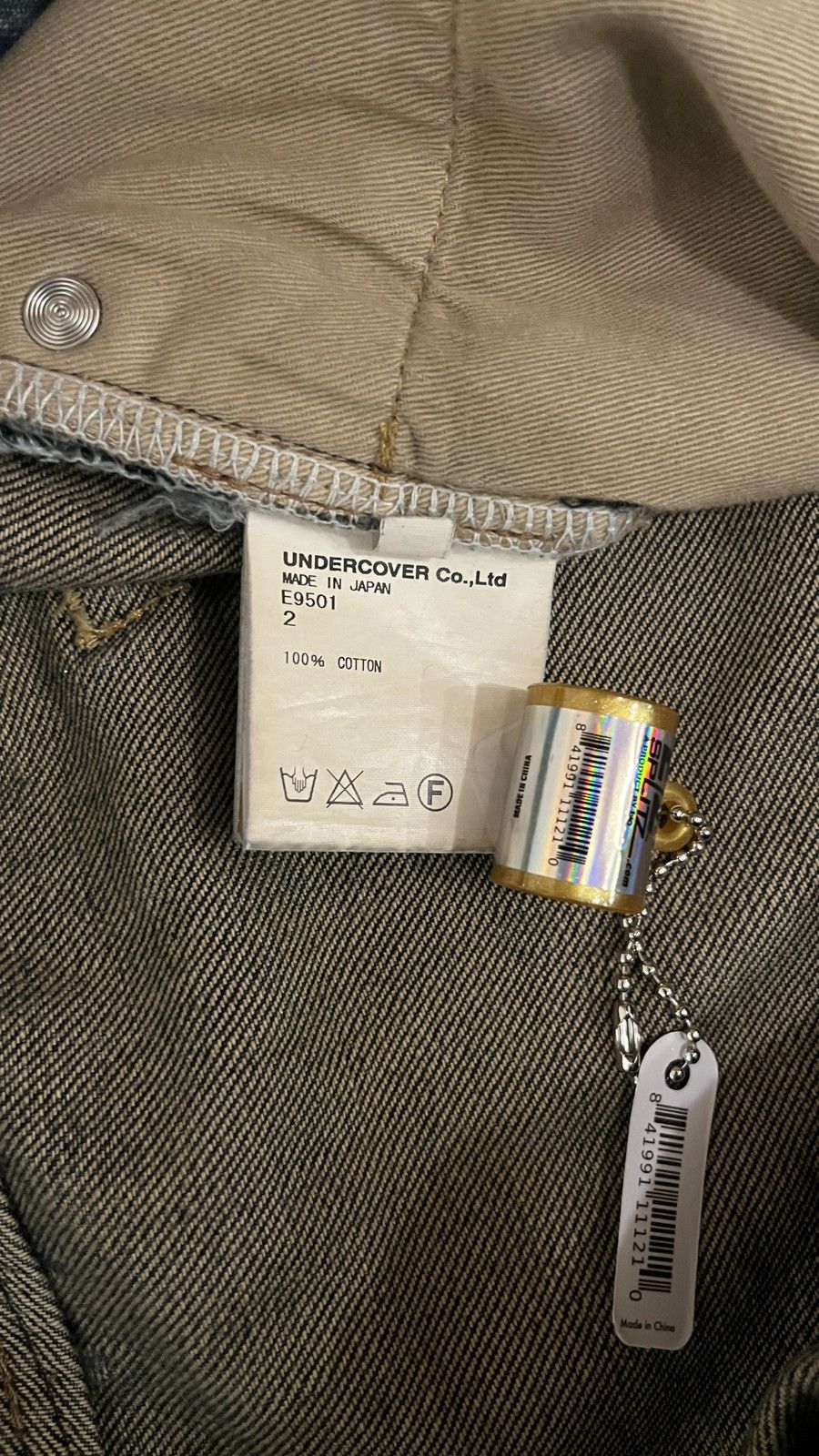 Jun Takahashi × Undercover SS10 Undercover Blue Yarn 68 Denim Size US 30 / EU 46 - 4 Thumbnail
