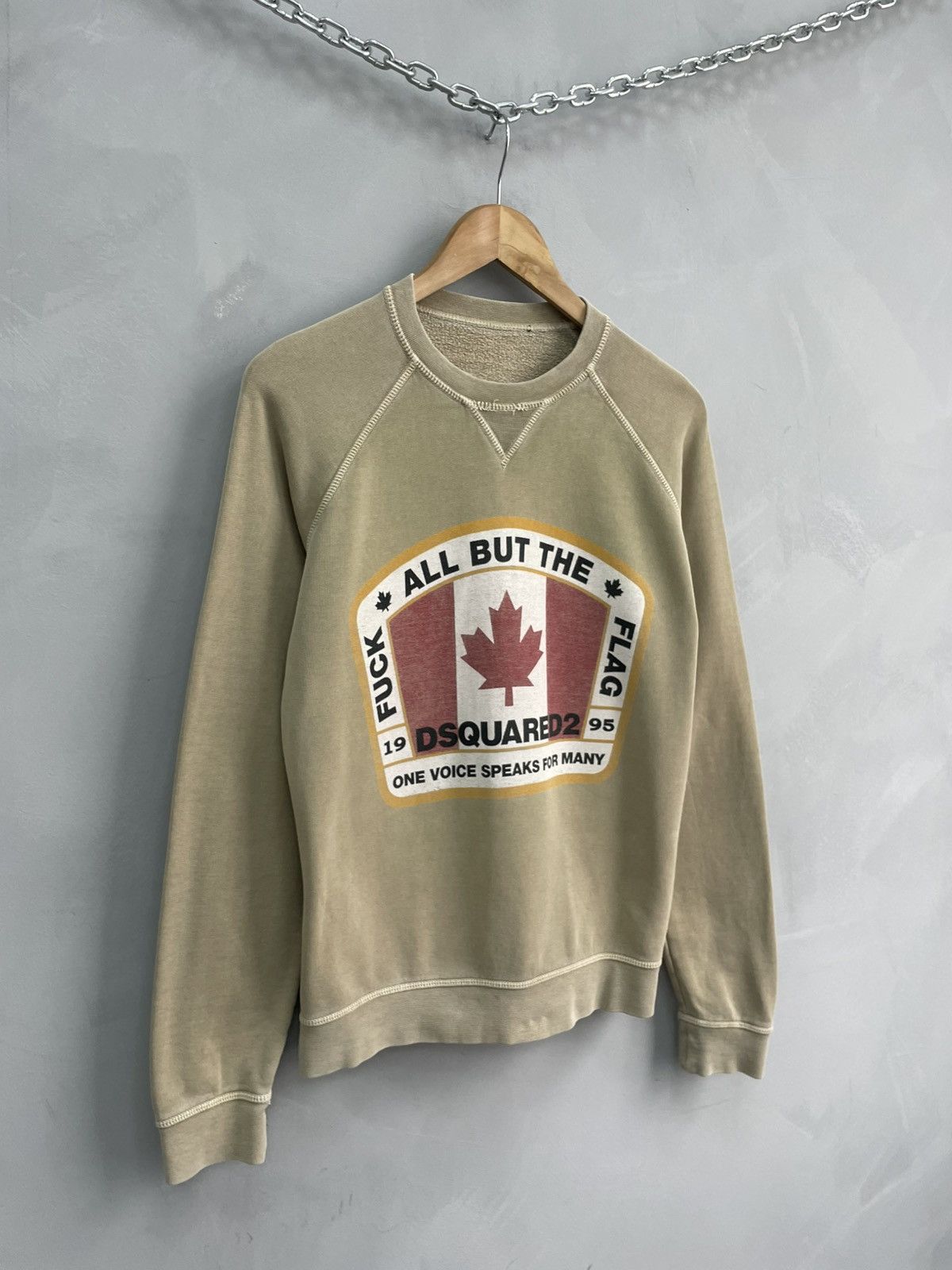 Dsquared2 Washed Dsquared big logo sweatshirt y2k Size US M / EU 48-50 / 2 - 2 Thumbnail