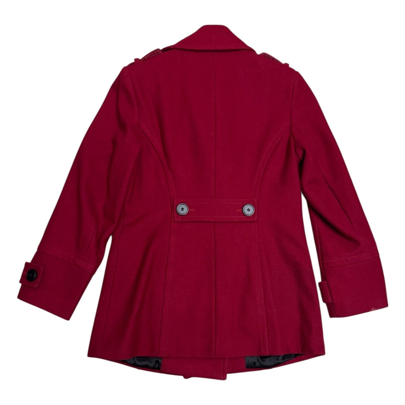 Other CLEO Petites Wool Blend Business Casual Pea Coat 6 Petite Size M / US 6-8 / IT 42-44 - 5 Thumbnail