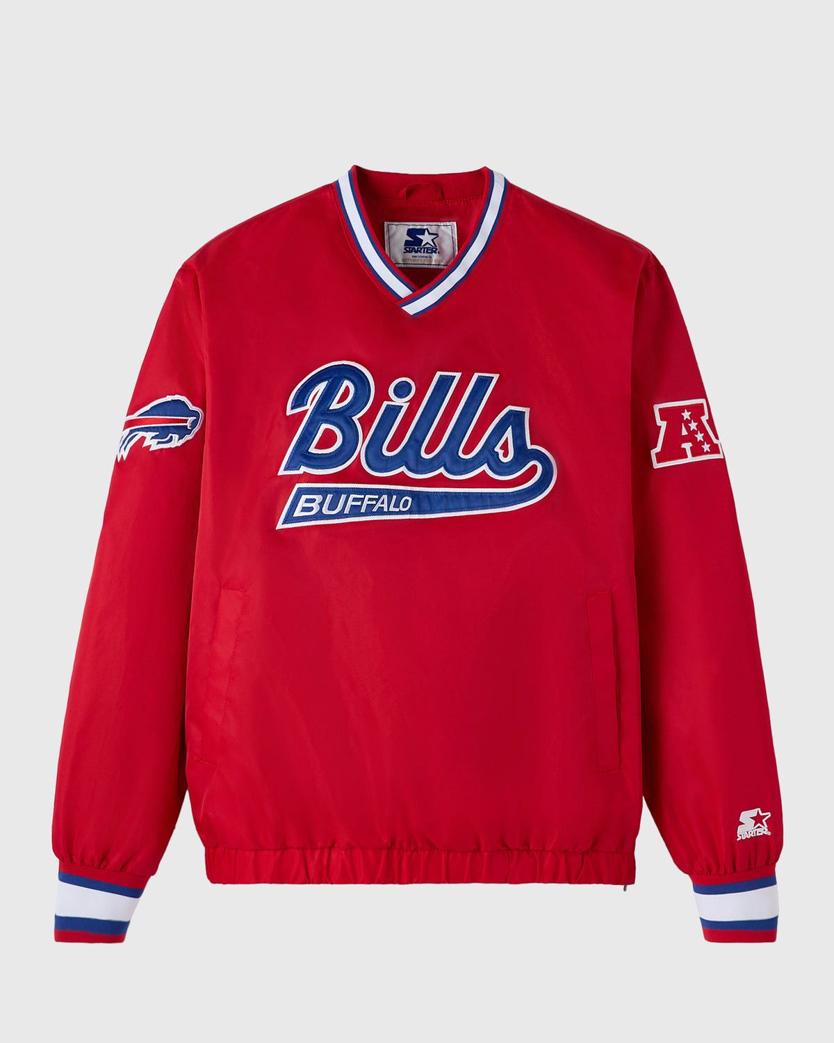 October's Very Own OVO x Buffalo Bills Starter Trainer V-Neck Pullover Jacket Size US M / EU 48-50 / 2 - 3 Thumbnail