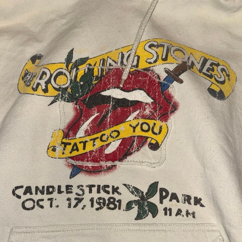 The Rolling Stones ROLLING STONES Tattoo You Patch Hoodie Vintage Very rare Size M / US 6-8 / IT 42-44 - 4 Thumbnail