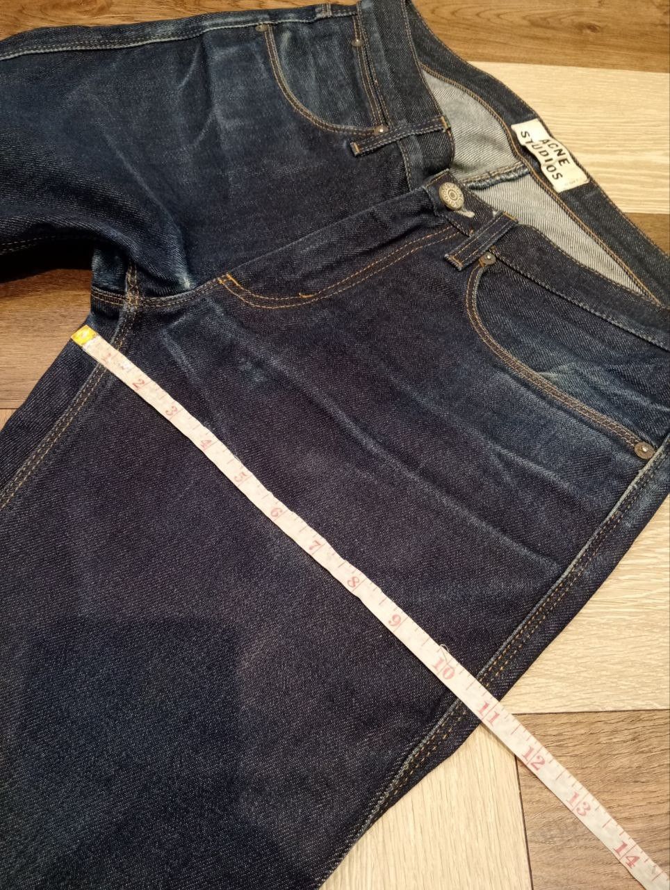 Acne Studios ACNE STUDIOS MAX NEW RAW INDIGO DENIM PANTS Size US 30 / EU 46 - 20 Thumbnail