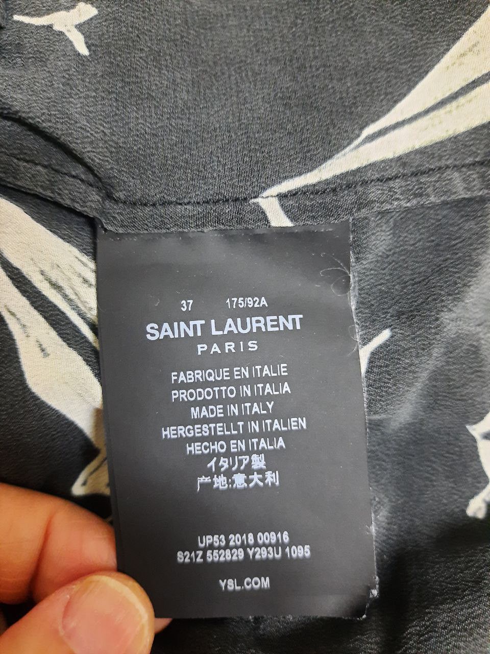 Saint Laurent Paris Sailboat Silk Shirt Size US S / EU 44-46 / 1 - 4 Thumbnail