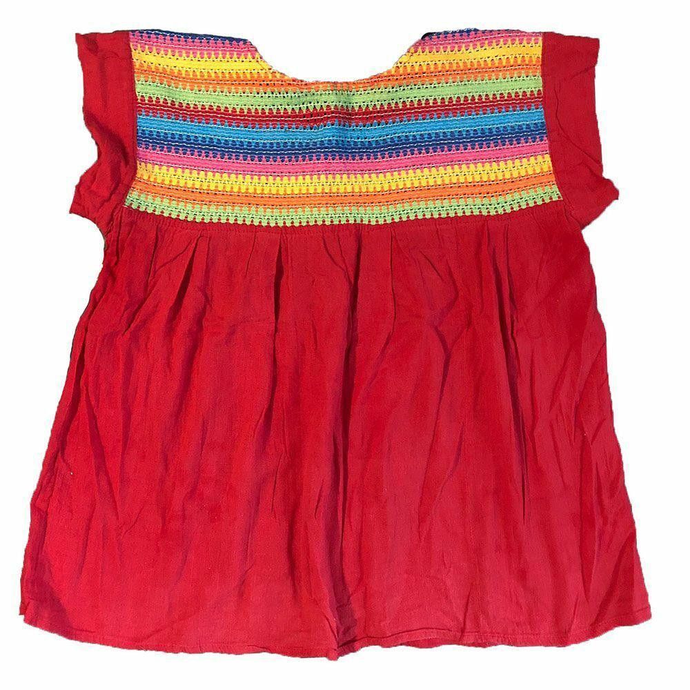 Designer Pre Owned Red Hand Made Blouse L Size L / US 10 / IT 46 - 3 Thumbnail