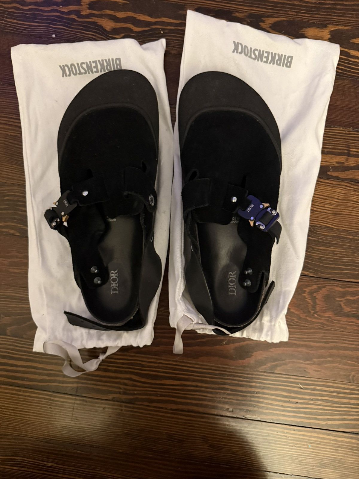 Birkenstock × Dior Dior x Birkenstock Black Sandals Size 44 Size US 11 / EU 44 - 2 Thumbnail