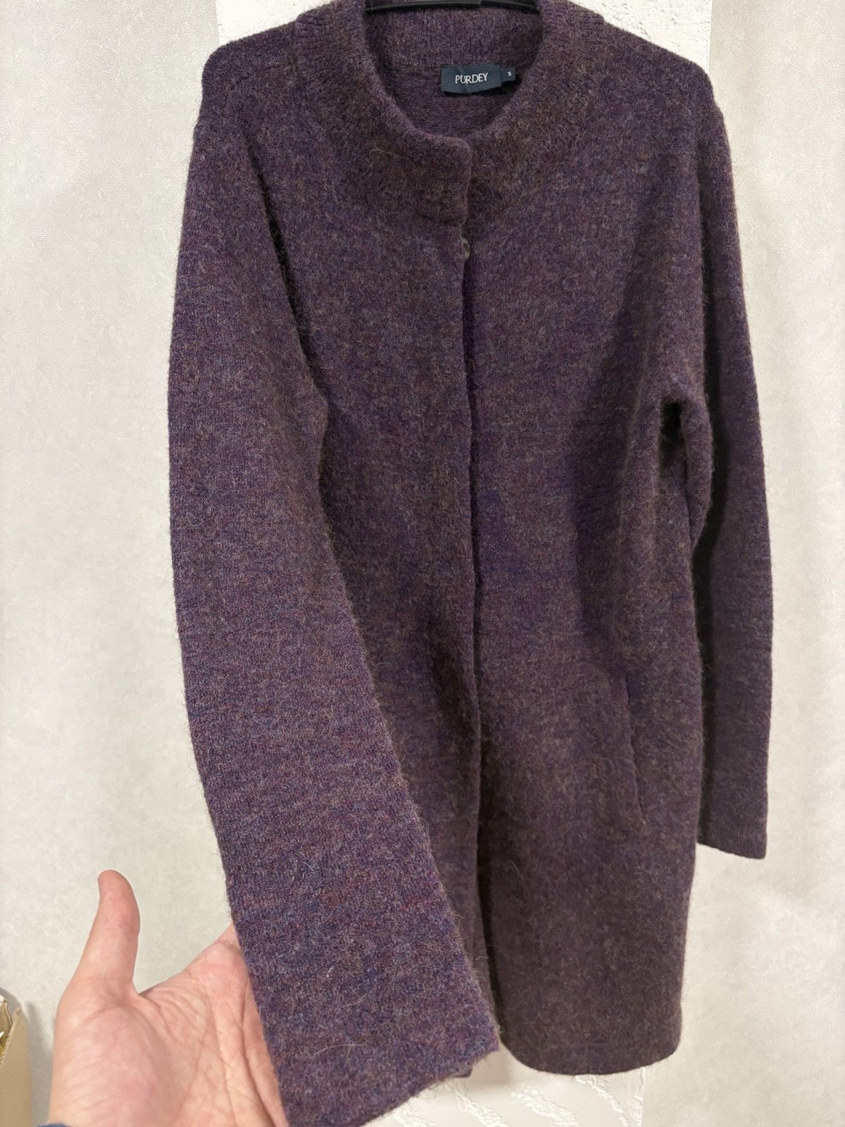 Purdey Purdey Long Cardigan AW19 Acryl Wool Alpaca Size: S Size S / US 4 / IT 40 - 2 Thumbnail