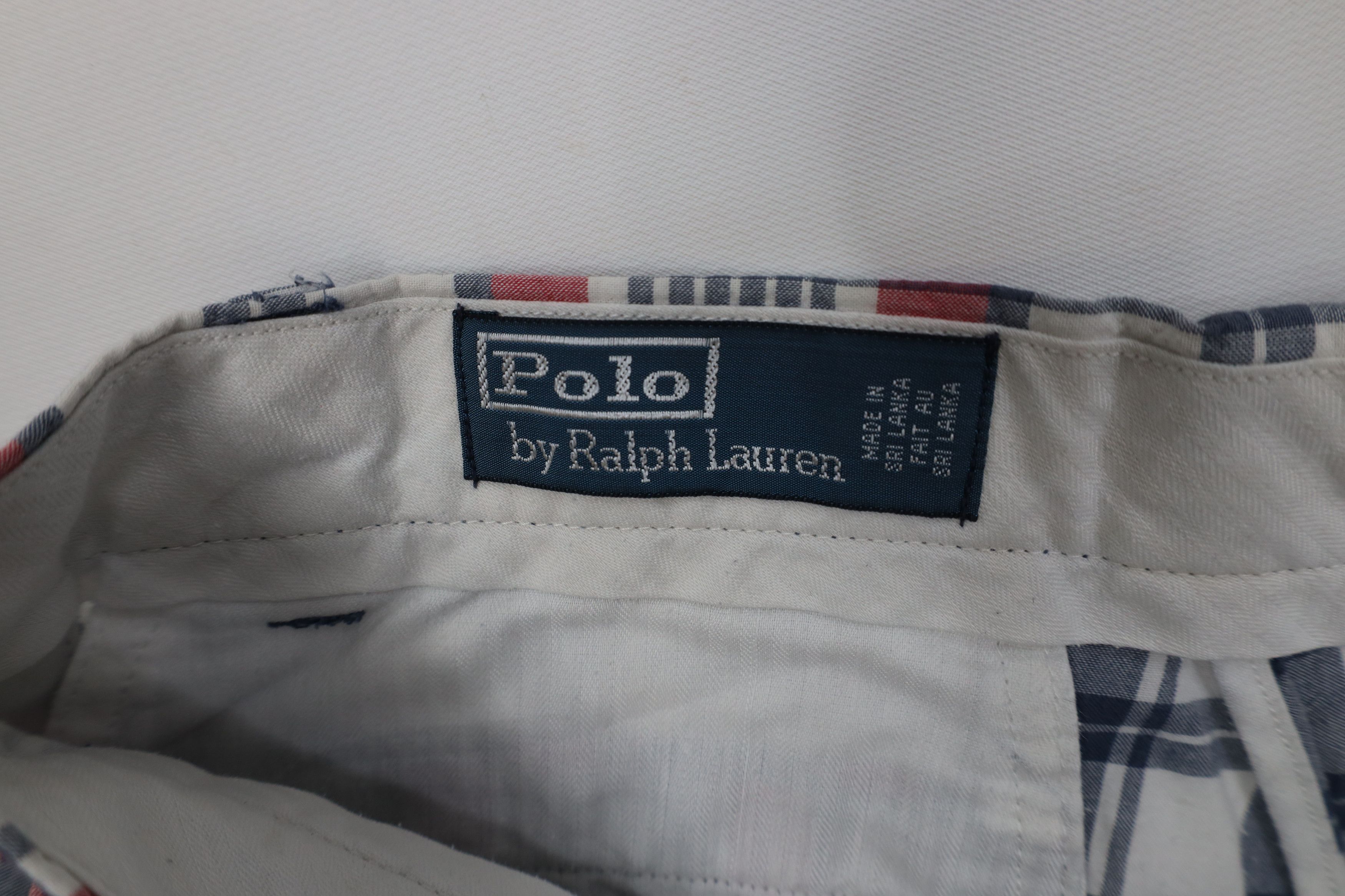 Ralph Lauren Vintage 90s Ralph Lauren Plaid Golf Chino Shorts Cotton Size US 32 / EU 48 - 6 Thumbnail