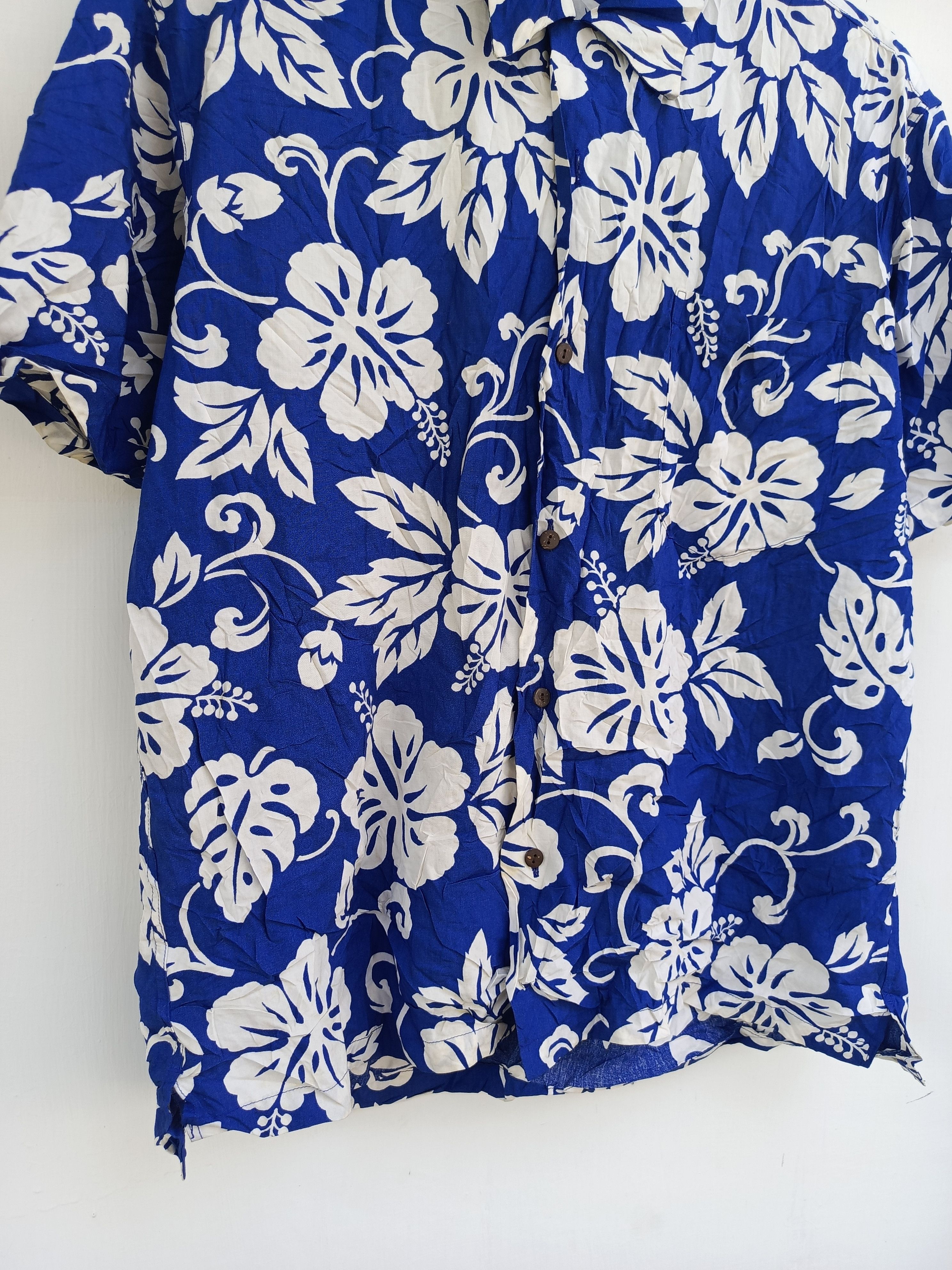 Japanese Brand Piko Hawaiian shirt button ups Size US L / EU 52-54 / 3 - 3 Thumbnail