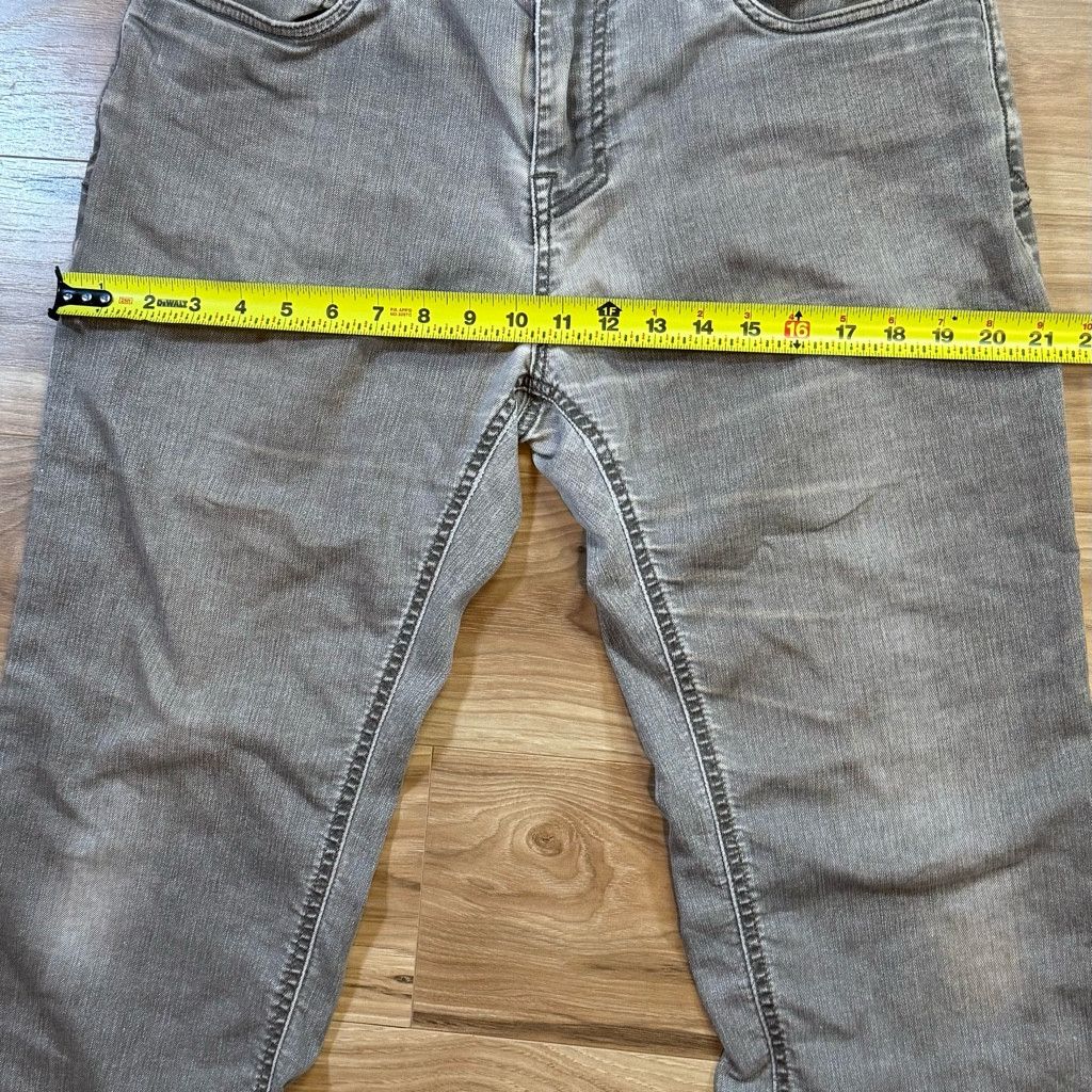 Prada prAna Men’s Slim Fit Gray Jeans 30x32 Size US 30 / EU 46 - 6 Thumbnail