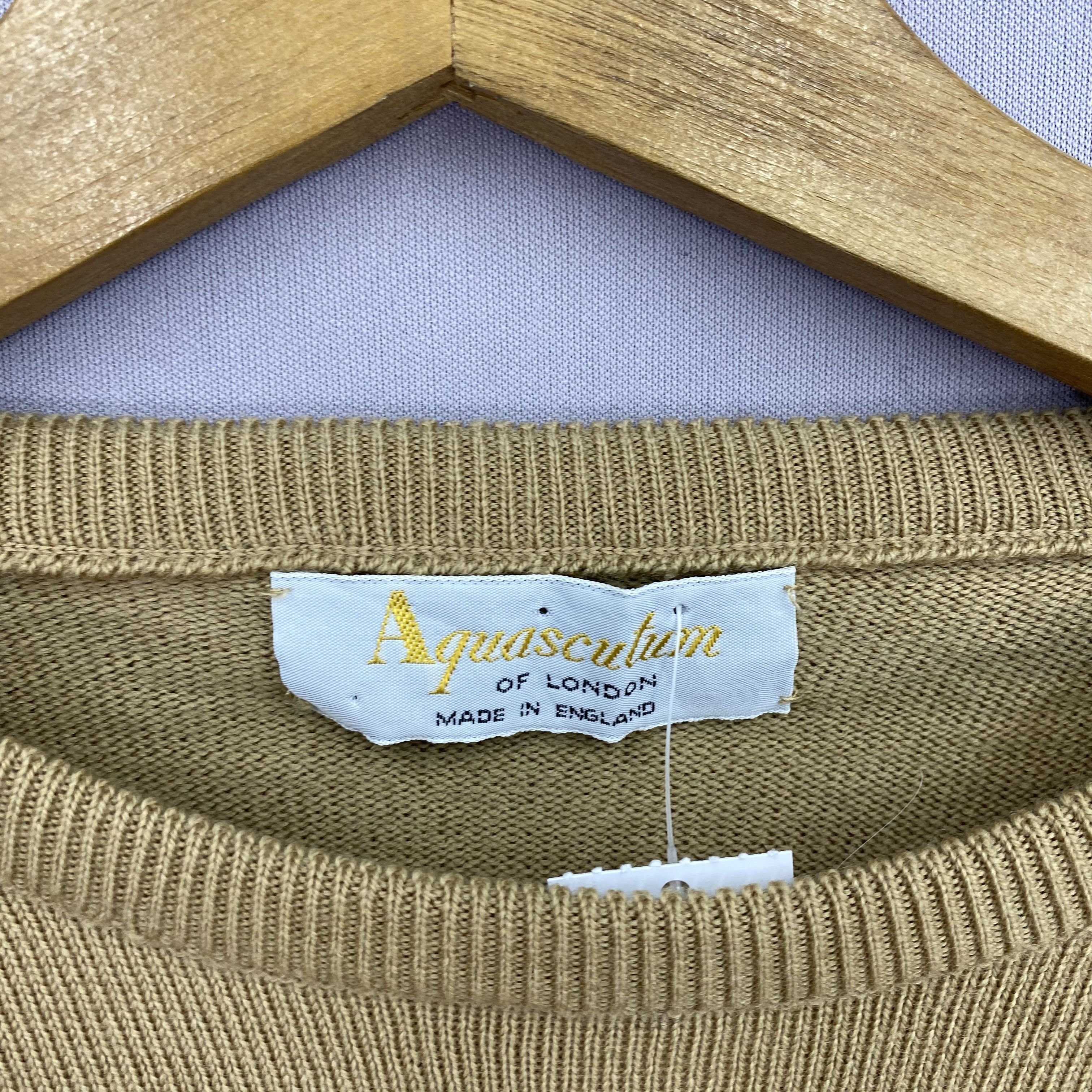 Aquascutum Vintage 90s Aquascutum Knitwear Sweater Sweatshirt | GF20432 Size US XS / EU 42 / 0 - 4 Thumbnail