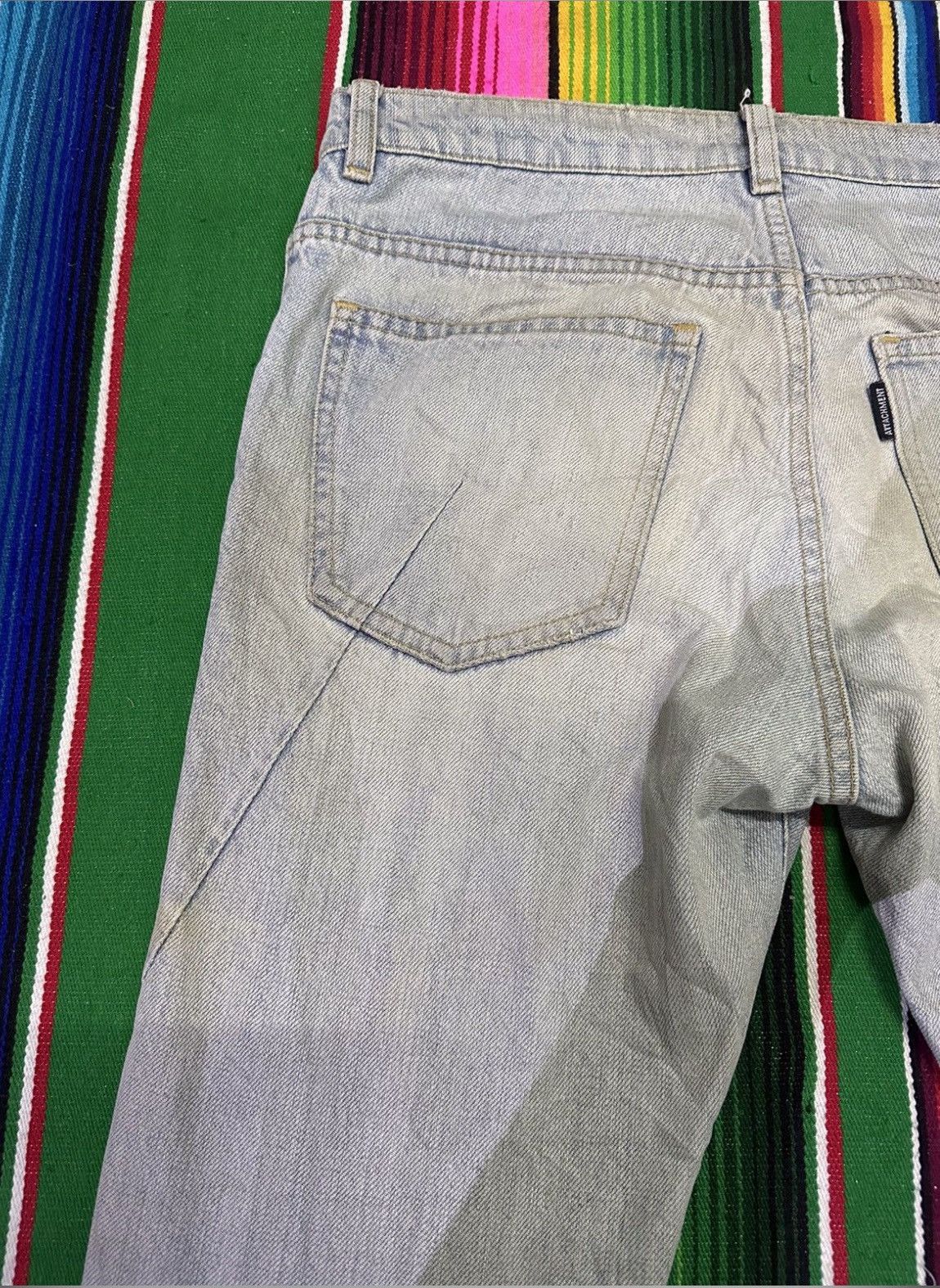 Attachment Distress Denim Attachment Curlve Legs. Size US 32 / EU 48 - 3 Thumbnail