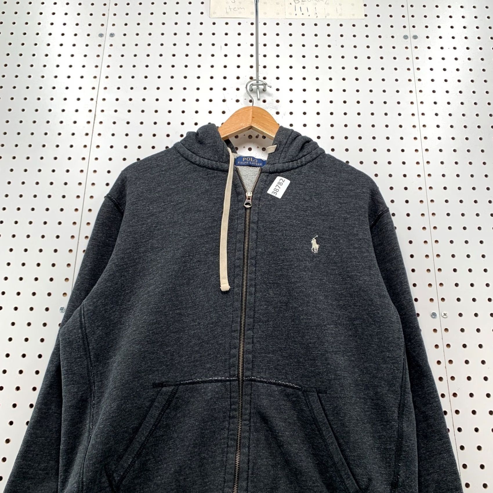 Polo Ralph Lauren Polo Ralph Lauren Hoodie Zip Sweatshirt Mens Large Thermal Hooded Gray Size US L / EU 52-54 / 3 - 5 Thumbnail