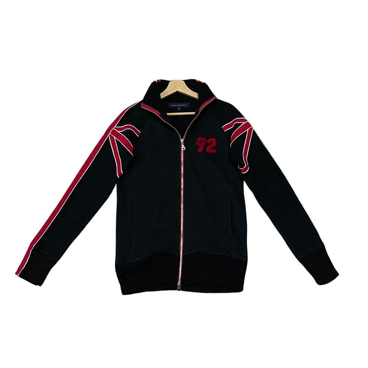 FCUK Vintage FCUK French Connection Pullover Bomber Jacket Size US M / EU 48-50 / 2 - 1 Thumbnail