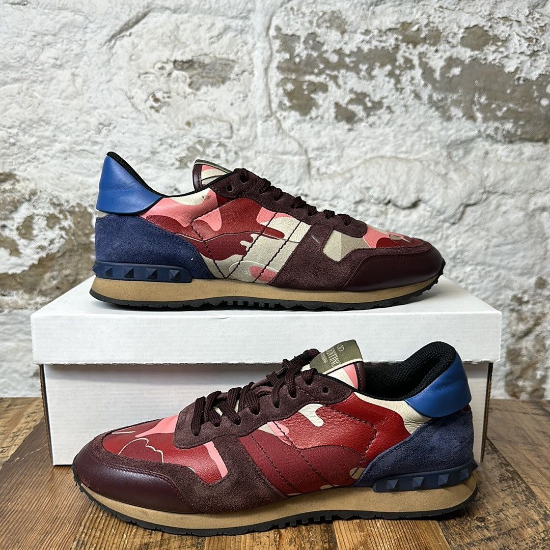 image of Valentino Red Camo Sneaker Size 8, Men's