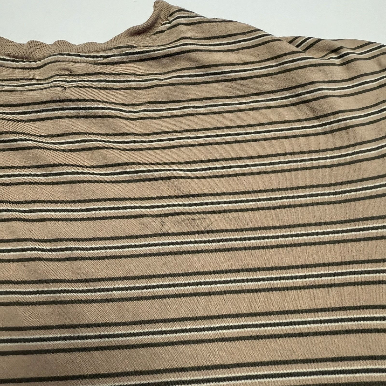 Lost Enterprises Lost Enterprises T Shirt Mens Large 21x24.5 Beige Striped Sk Size US L / EU 52-54 / 3 - 10 Thumbnail