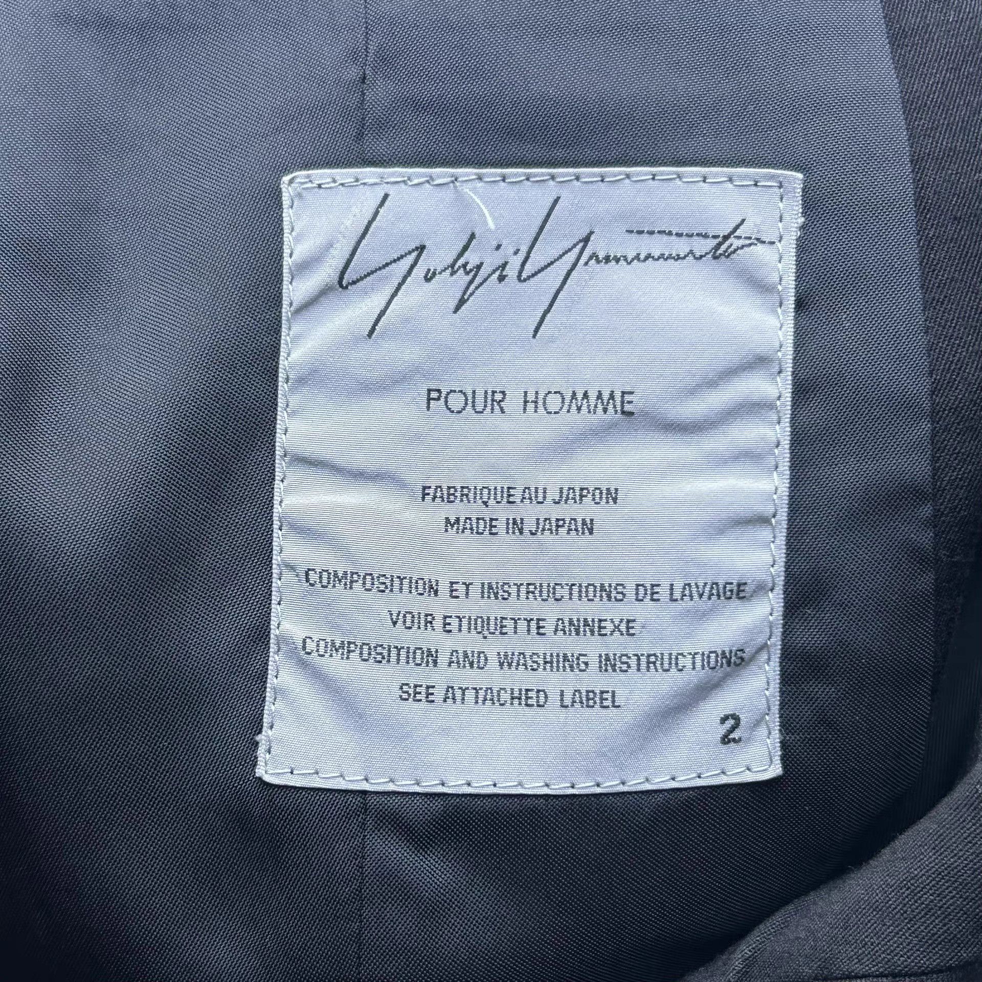 Yohji Yamamoto Yohji Yamamoto 07ss Leather Button Double Layer Blazer K4 Size US M / EU 48-50 / 2 - 6 Thumbnail