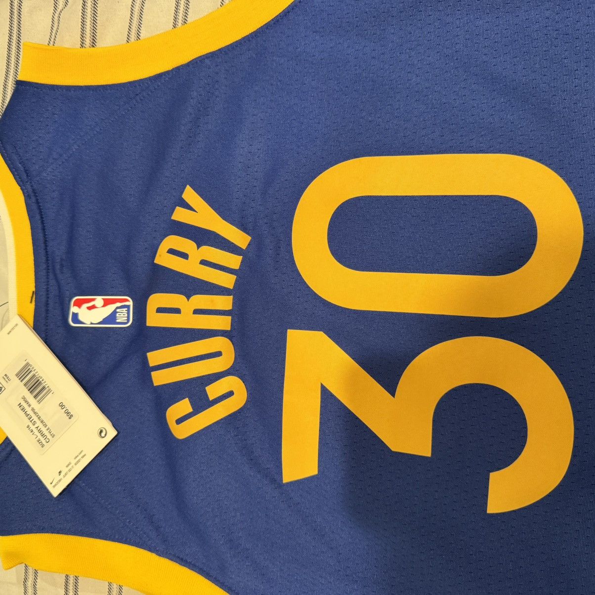 NBA Authentic Golden State Warriors Curry Jersey Size US S / EU 44-46 / 1 - 3 Thumbnail