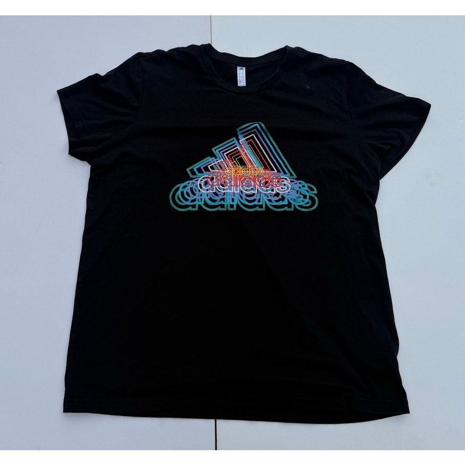 Adidas Multicolored Adidas Black Shirt Size US XL / EU 56 / 4 - 1 Thumbnail
