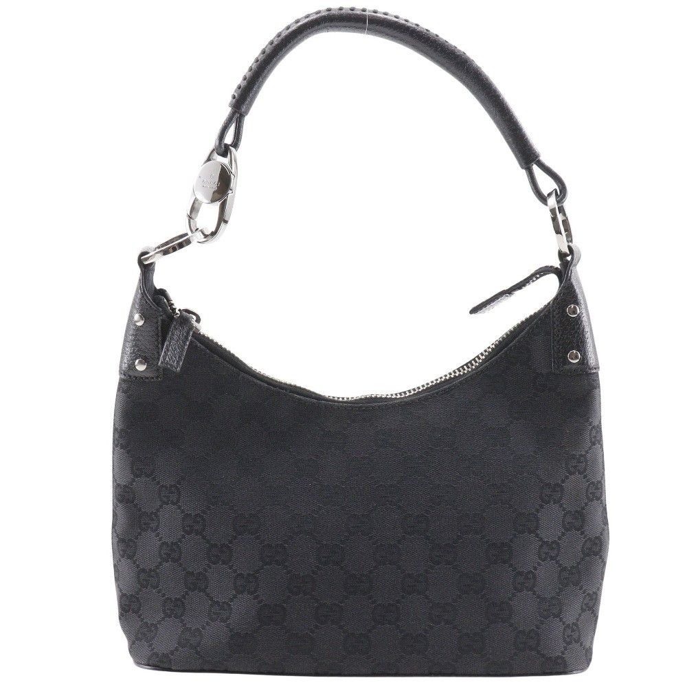 Gucci Gucci Ring Handle Zip Hobo GG Canvas Size ONE SIZE - 1 Thumbnail