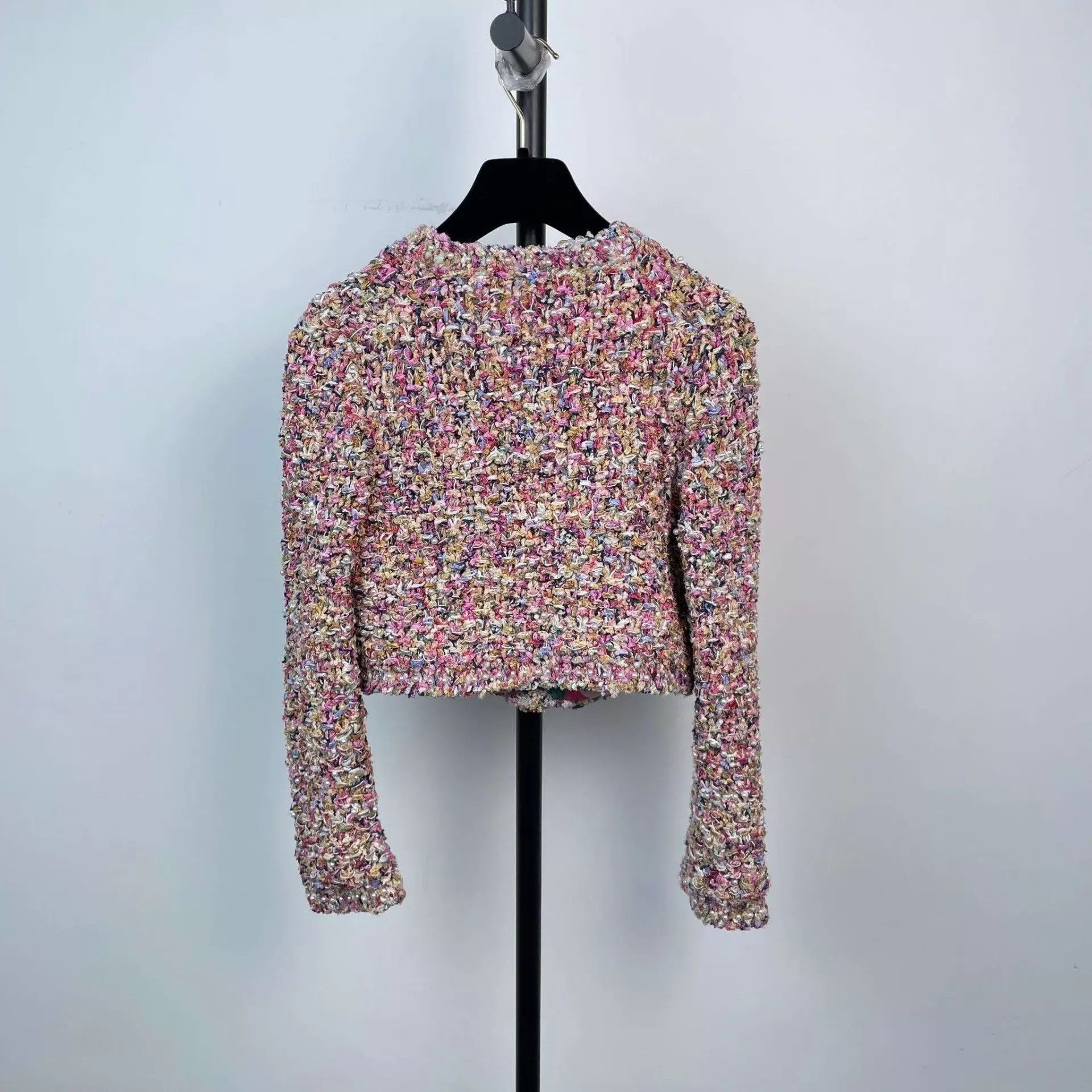 Chanel Chanel 95 New Heavy Knit Pink 36 Jacket Size XS / US 0-2 / IT 36-38 - 2 Thumbnail