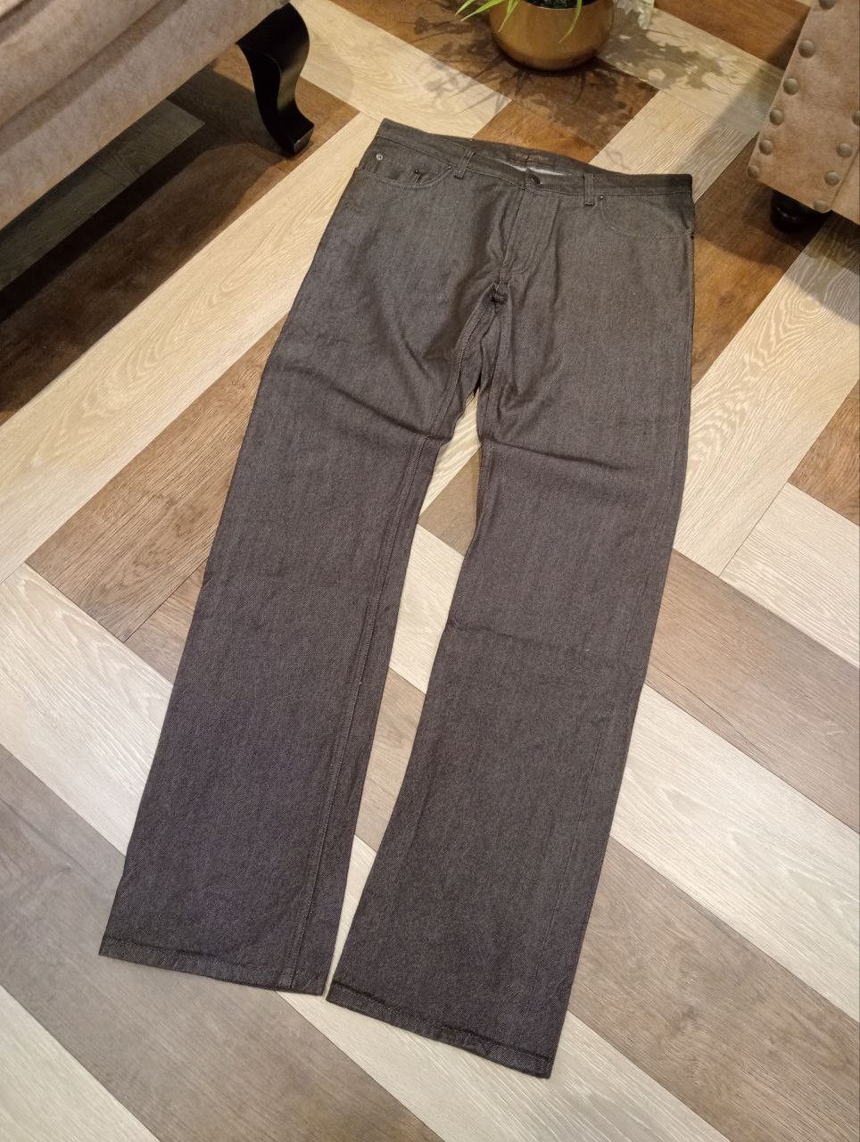 Louis Vuitton LUXURY LOUIS VUITTON COMBINE WOOL COTTON SELVEDGE PANTS Size US 34 / EU 50 - 2 Thumbnail