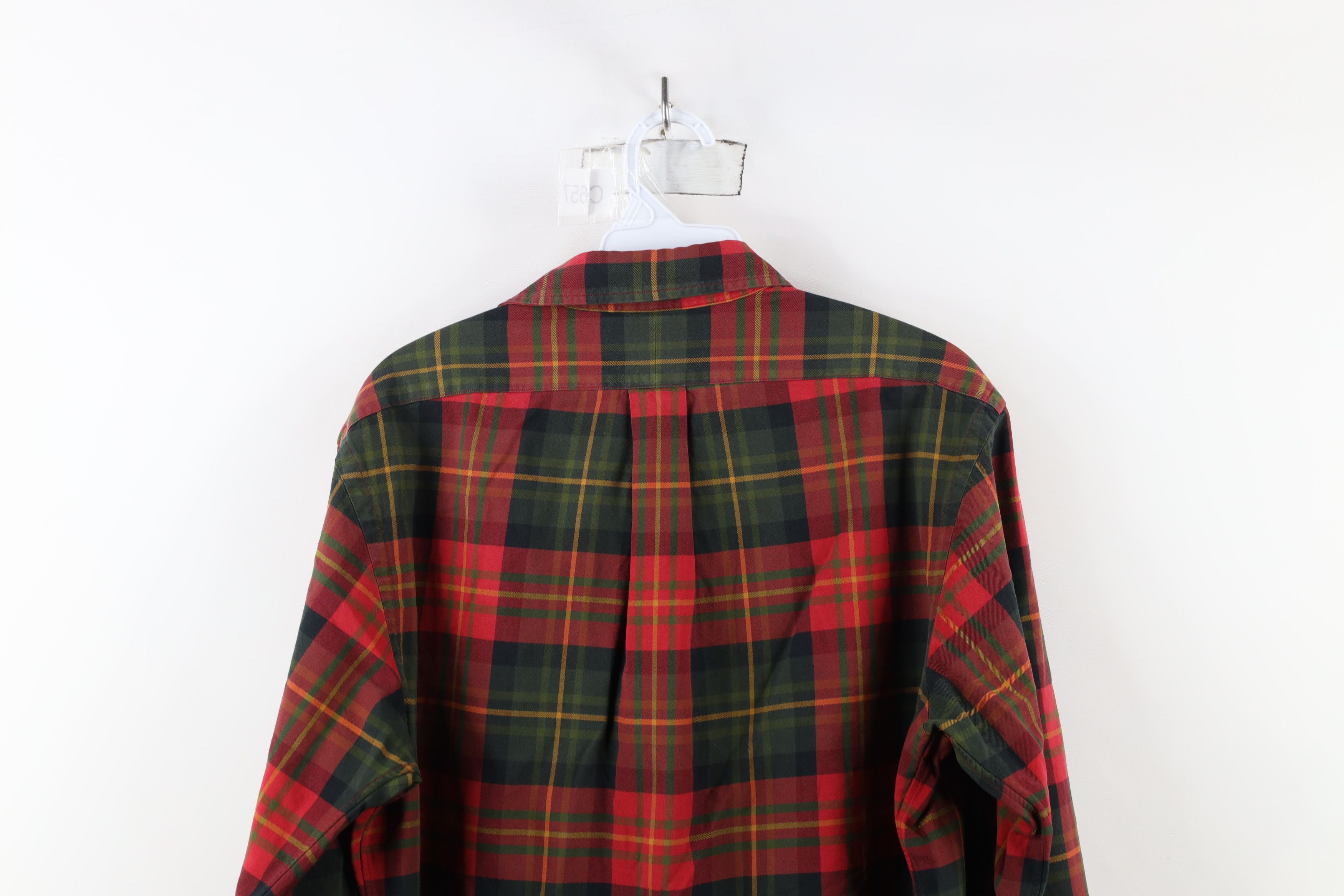 Polo Ralph Lauren Vintage 90s Ralph Lauren Rainbow Plaid Flannel Button Shirt Size US M / EU 48-50 / 2 - 10 Thumbnail