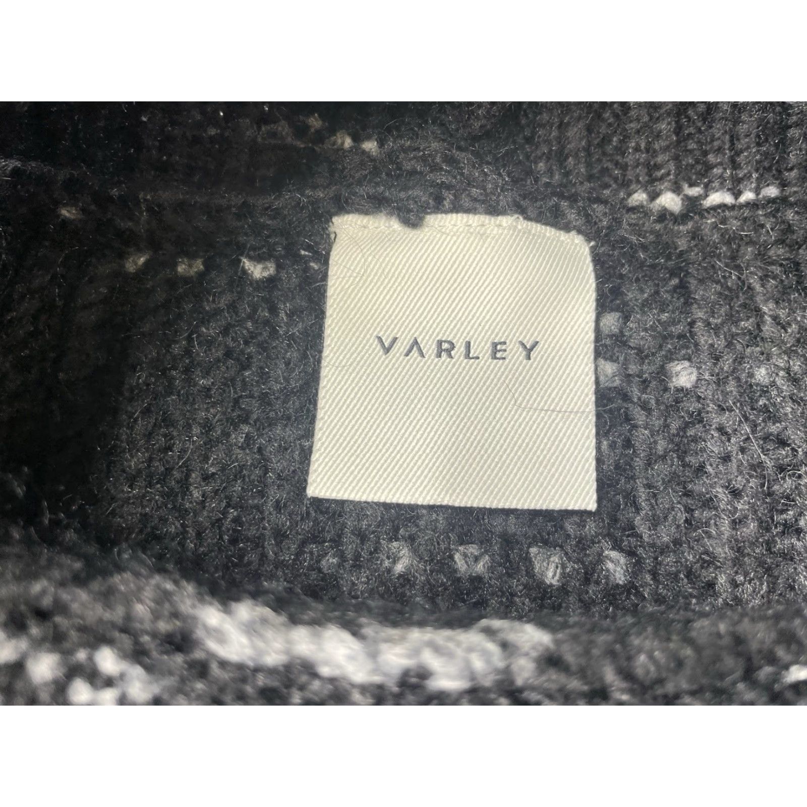Varley Varley Womens XL Dalmation Marlena Knit Cowl Neck Balloon Sleeve Sweater Wool Size XL / US 12-14 / IT 48-50 - 2 Thumbnail