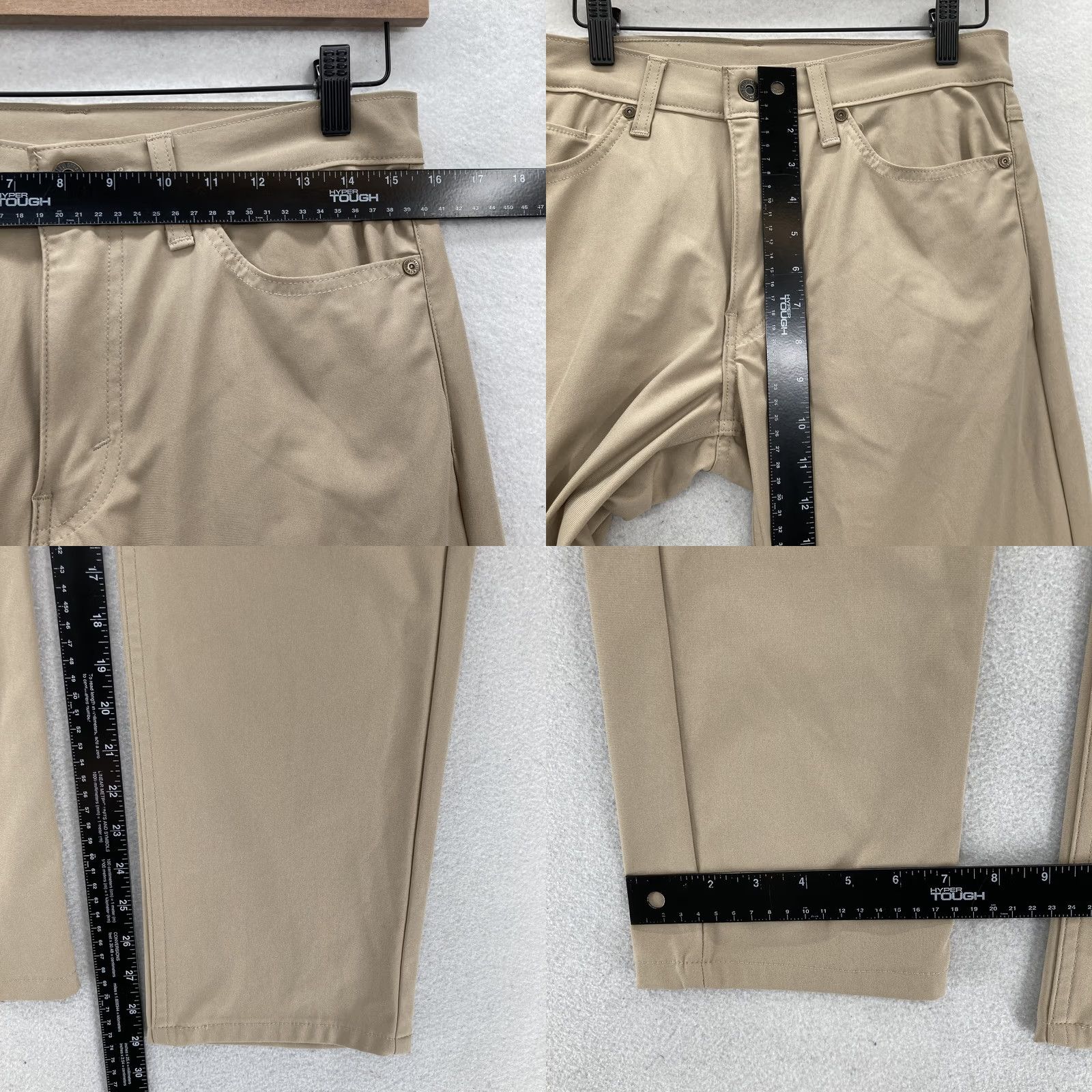Levi's VINTAGE? No. Levi's 511 Pants Mens 31x30 Khaki Beige Slim Fit Engineered For Movement Size US 31 - 8 Thumbnail