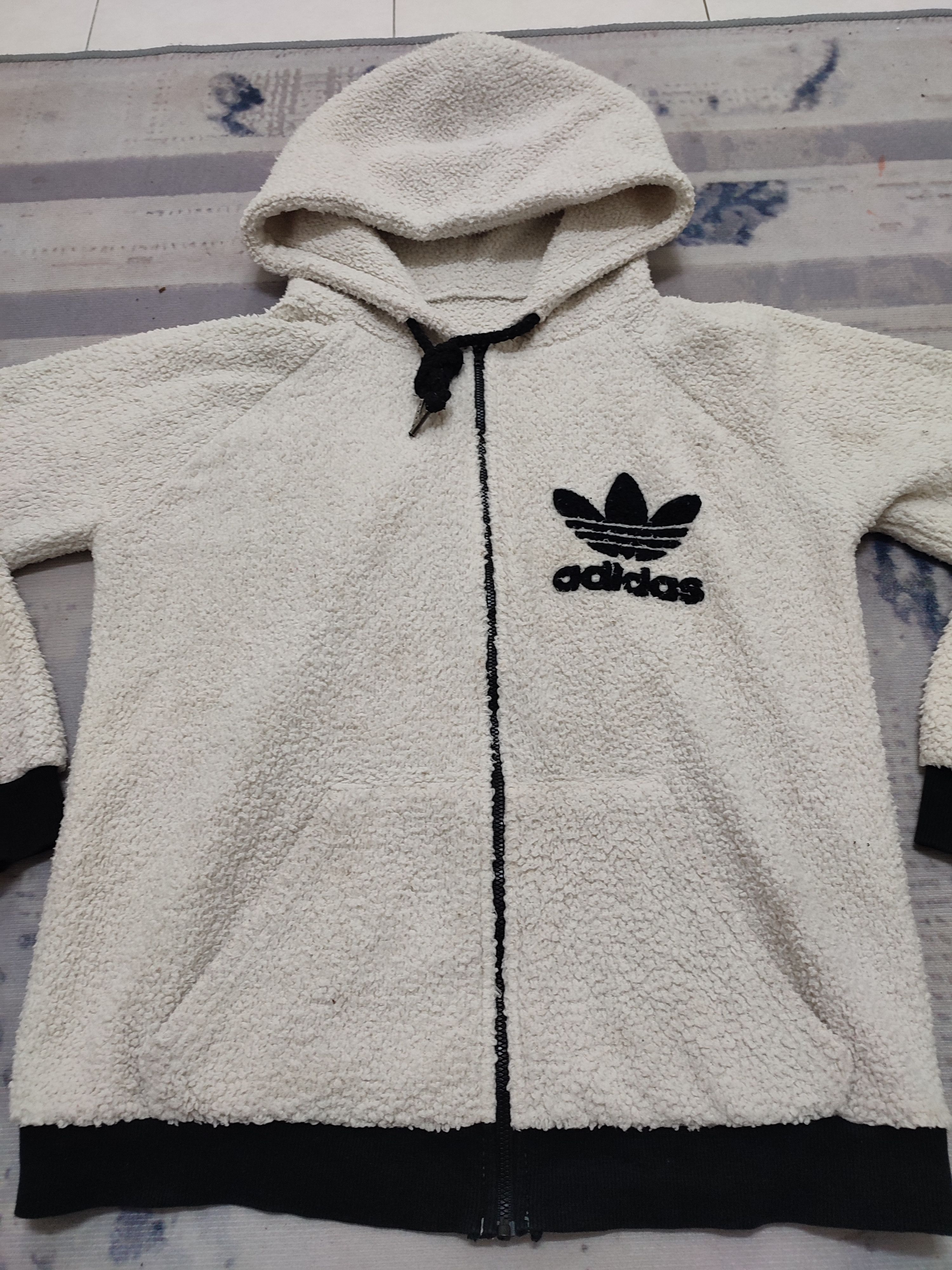 Adidas 💥90s Adidas Fleece Zip Up Hoodies Size US M / EU 48-50 / 2 - 5 Thumbnail