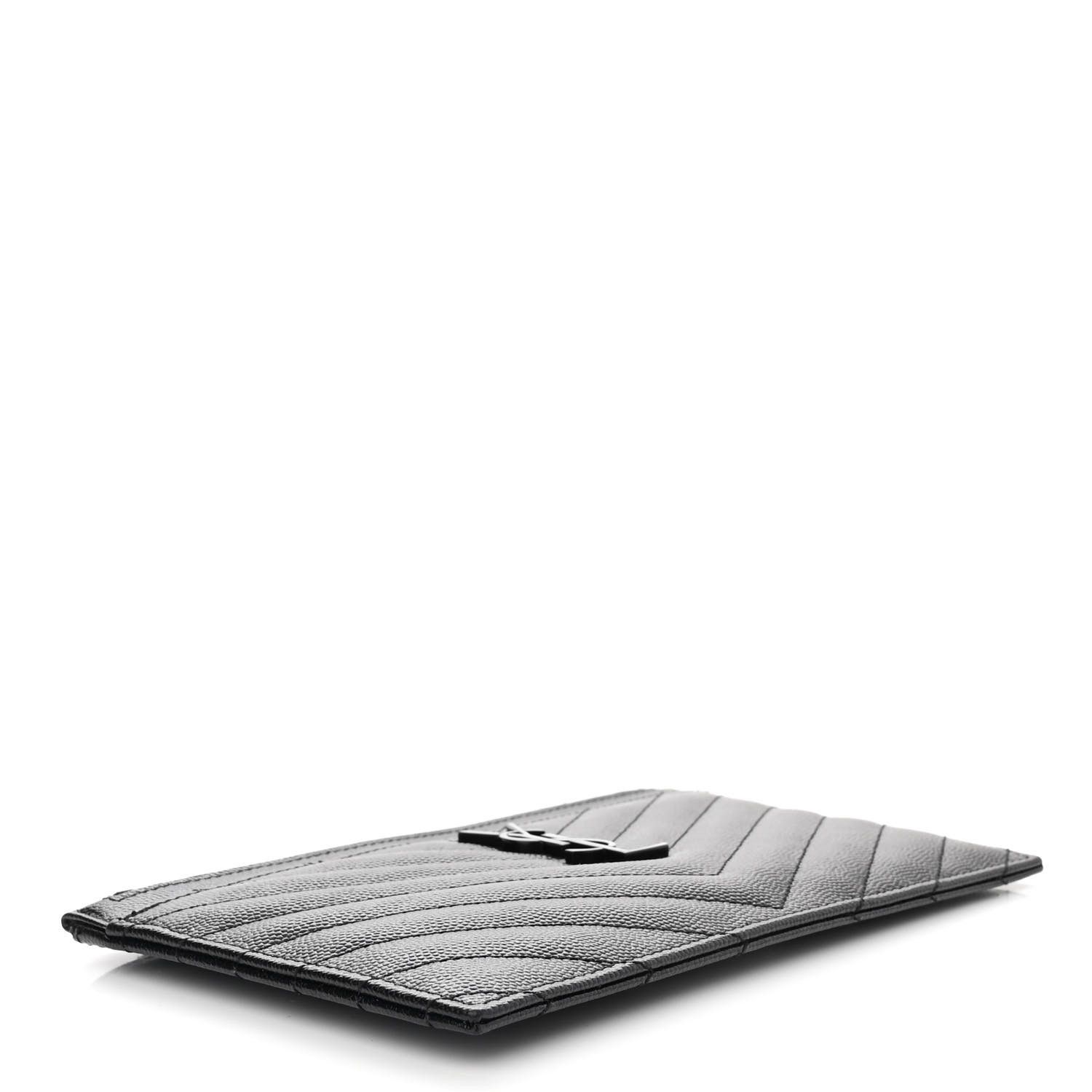 Saint Laurent Paris o1b1hav110225 Size: OS / Cassandre Matelasse Zipped Pouch Size ONE SIZE - 5 Thumbnail