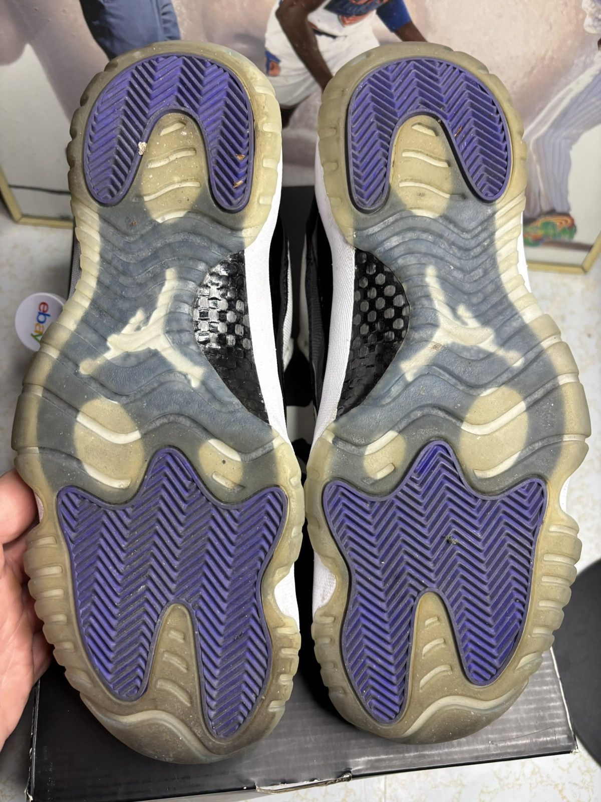 Jordan Brand Air Jordan 11 Retro 2018 Concord 2018 Size US 10 / EU 43 - 5 Thumbnail