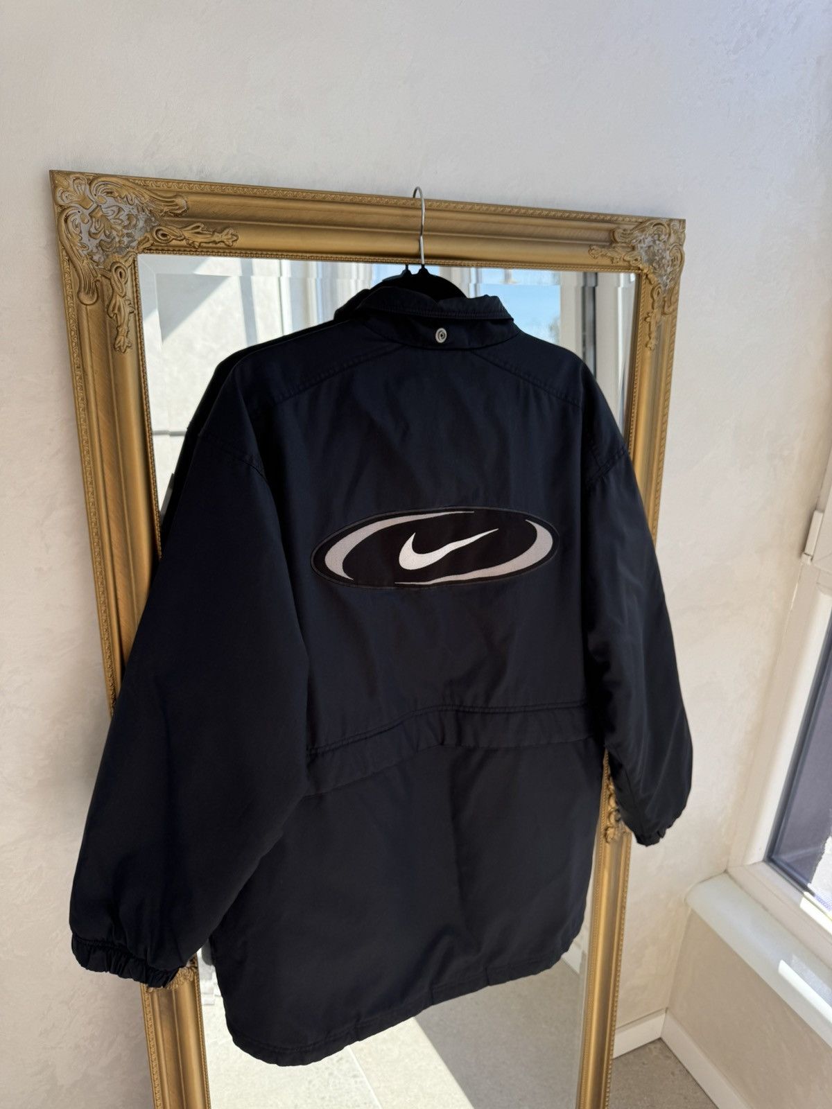 Nike Vintage 90s Nike Puffer Bomber Jacket Big Logo Size US S / EU 44-46 / 1 - 3 Thumbnail