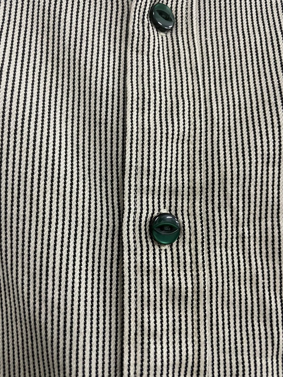 Japanese Brand × go slow caravan GO SLOW CARAVAN Work Shirt Patch Railway Stripes Size US L / EU 52-54 / 3 - 4 Thumbnail