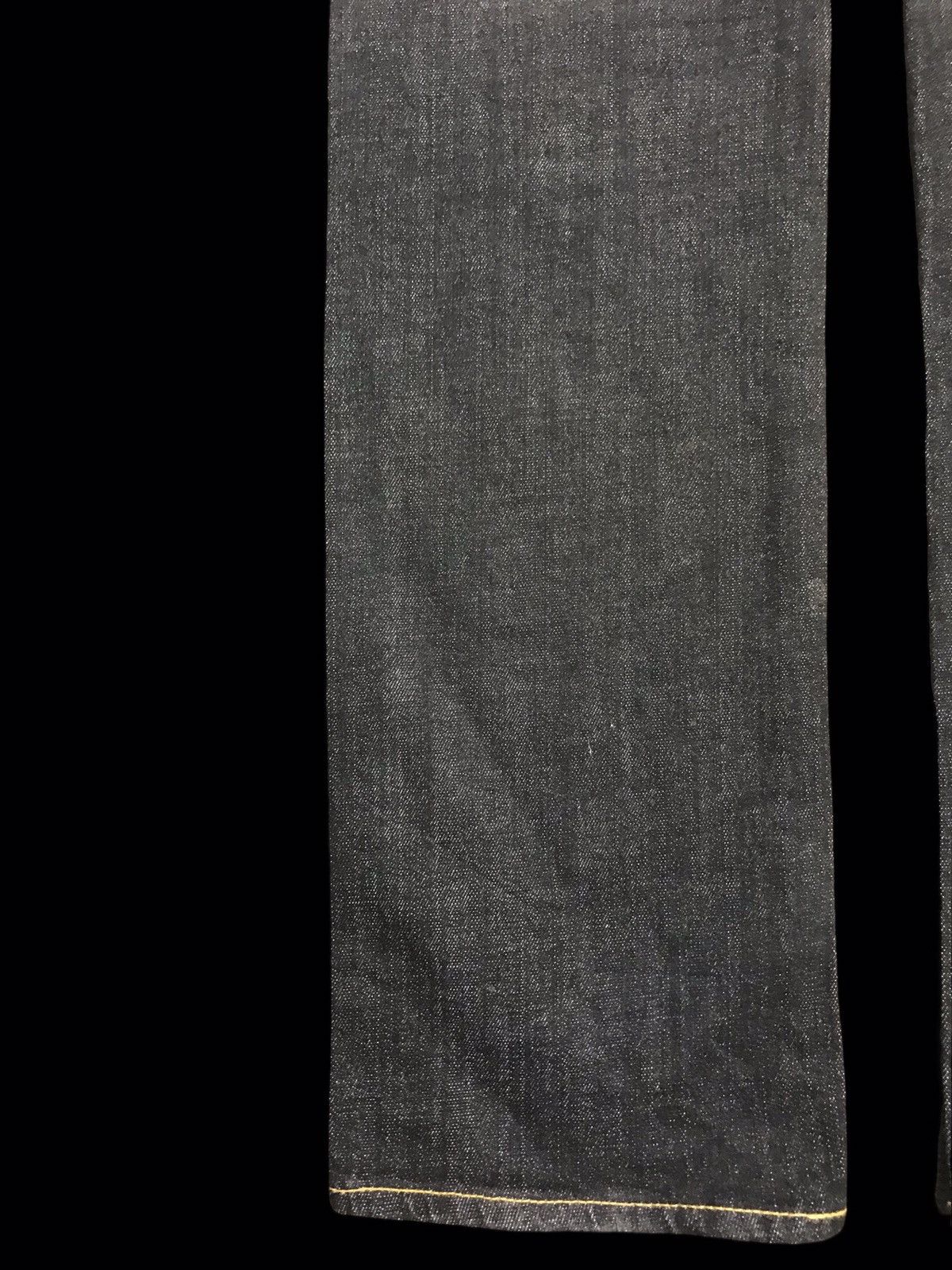Japanese Brand 💥90s Style💥uniqlo Black Stone Wash Stylish Fades Denim F60 Size US 31 - 16 Thumbnail
