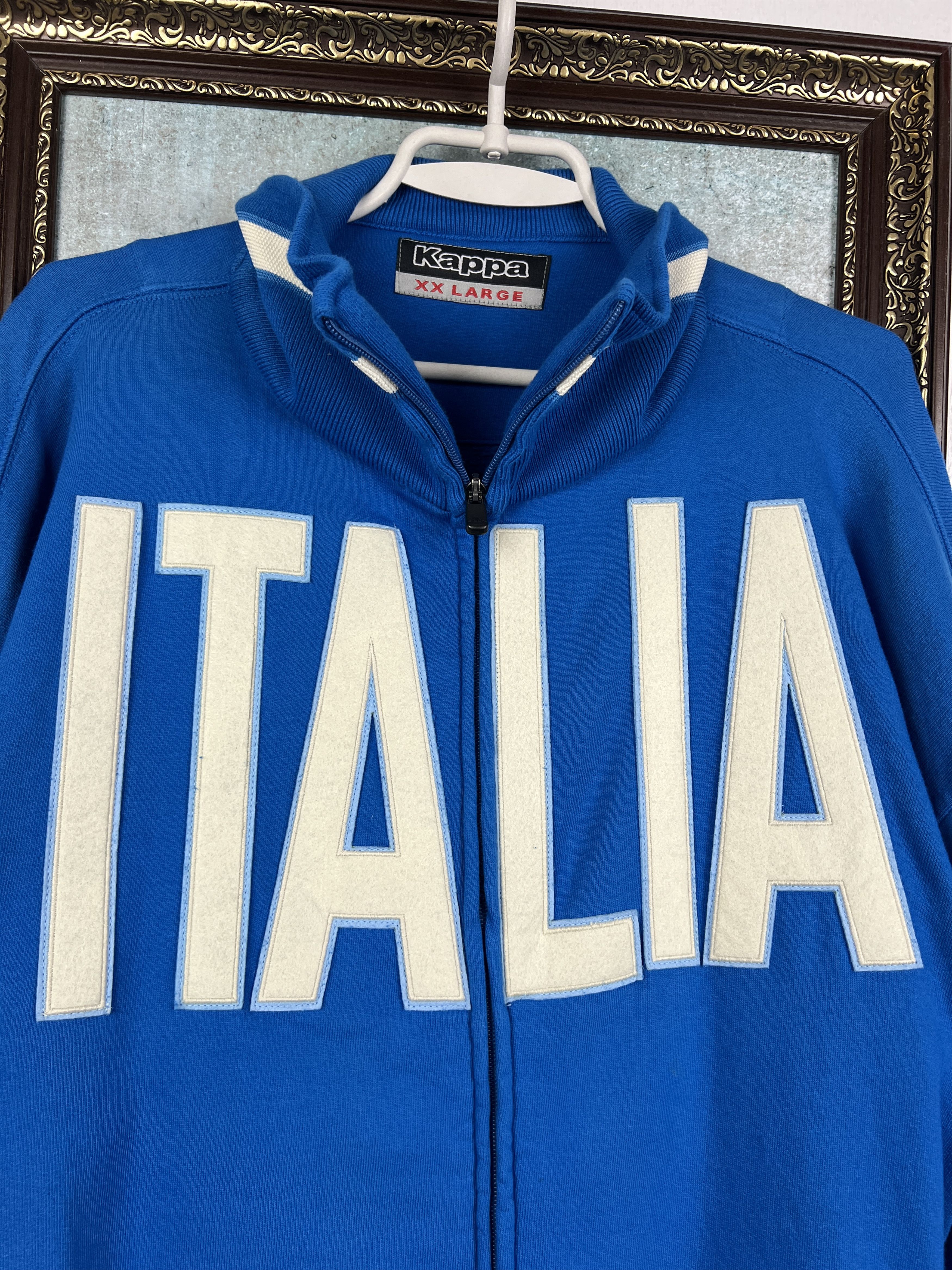 Kappa Vintage 2000's Kappa Italy Football Jacket Soccer Track Top Size US XXL / EU 58 / 5 - 3 Thumbnail