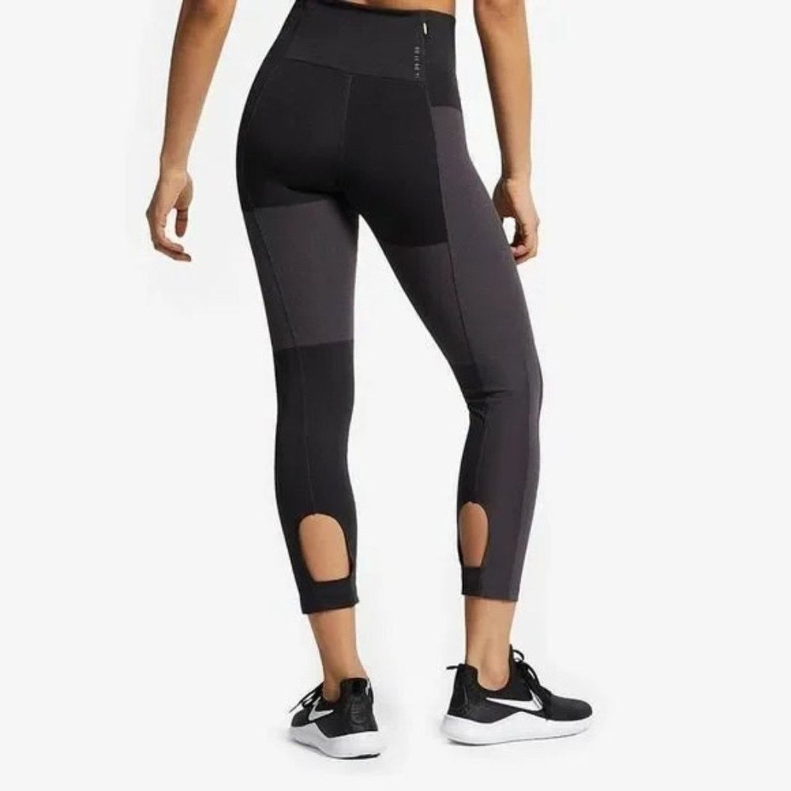 Nike Nike Tech Pack NikeLab Running Crop Tights Black Gray Size L Size 29" - 5 Thumbnail